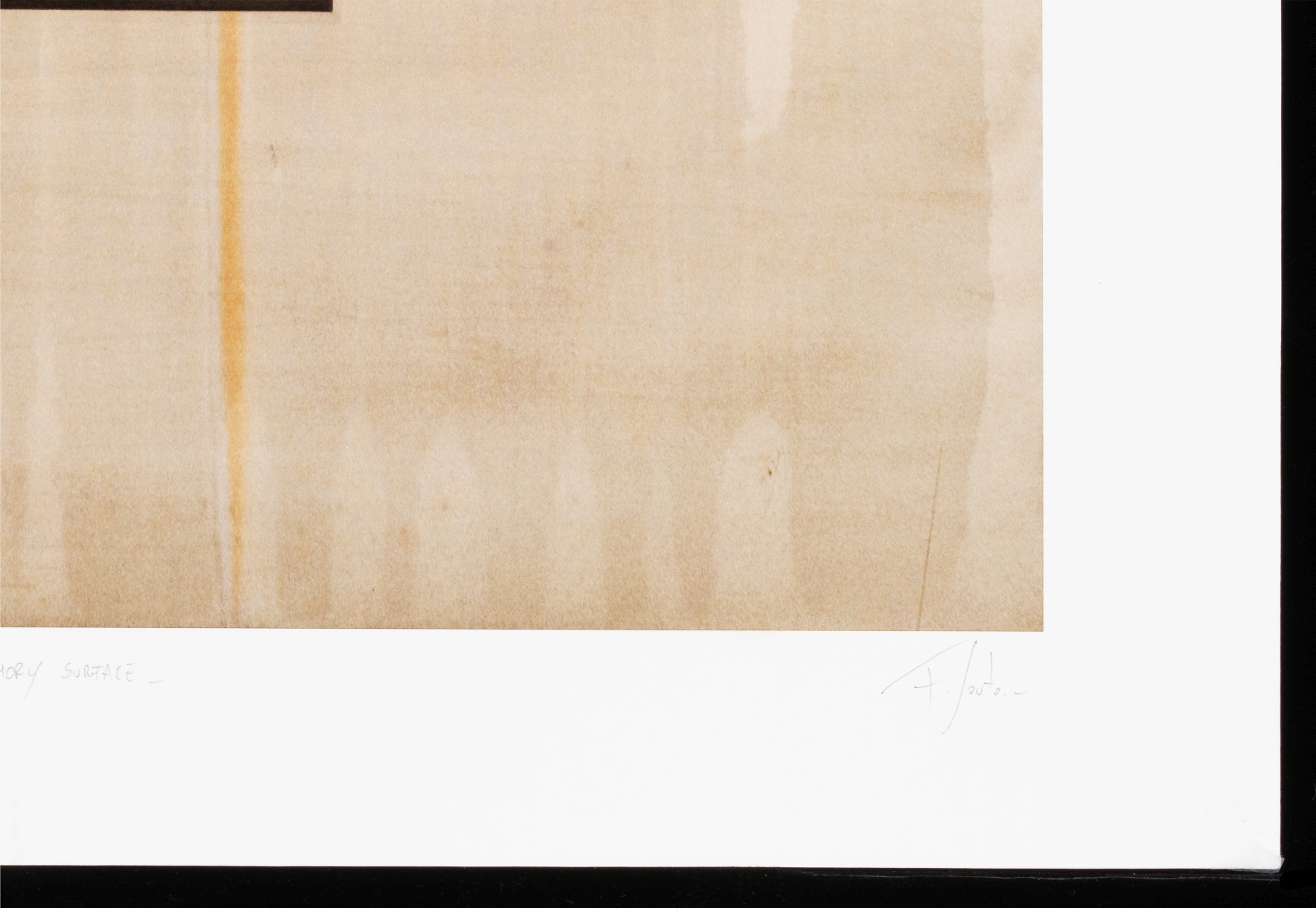 FRANCISCO SOUTO (B. 1973) PENCIL SIGNED MEZZOTINT