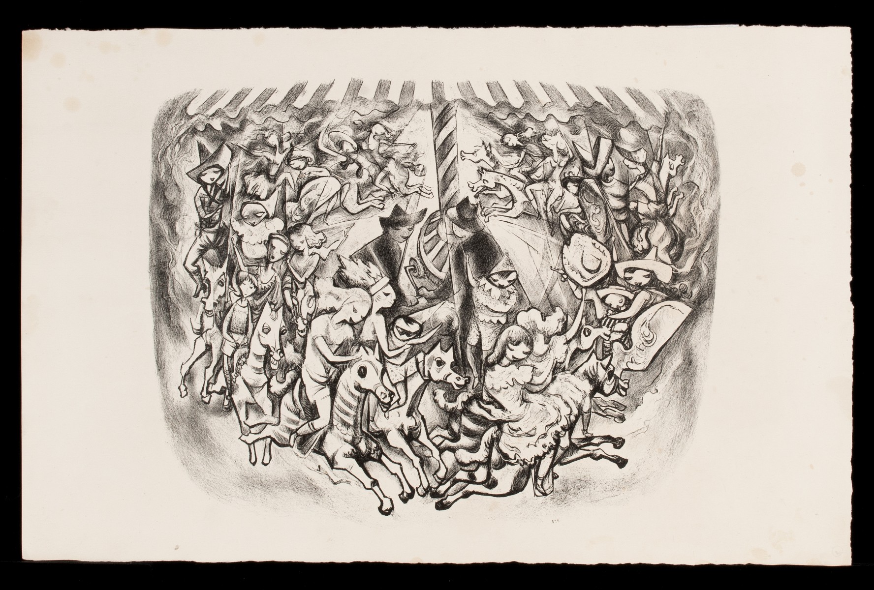 HOWARD NORTON COOK (1901-1980) LITHOGRAPH
