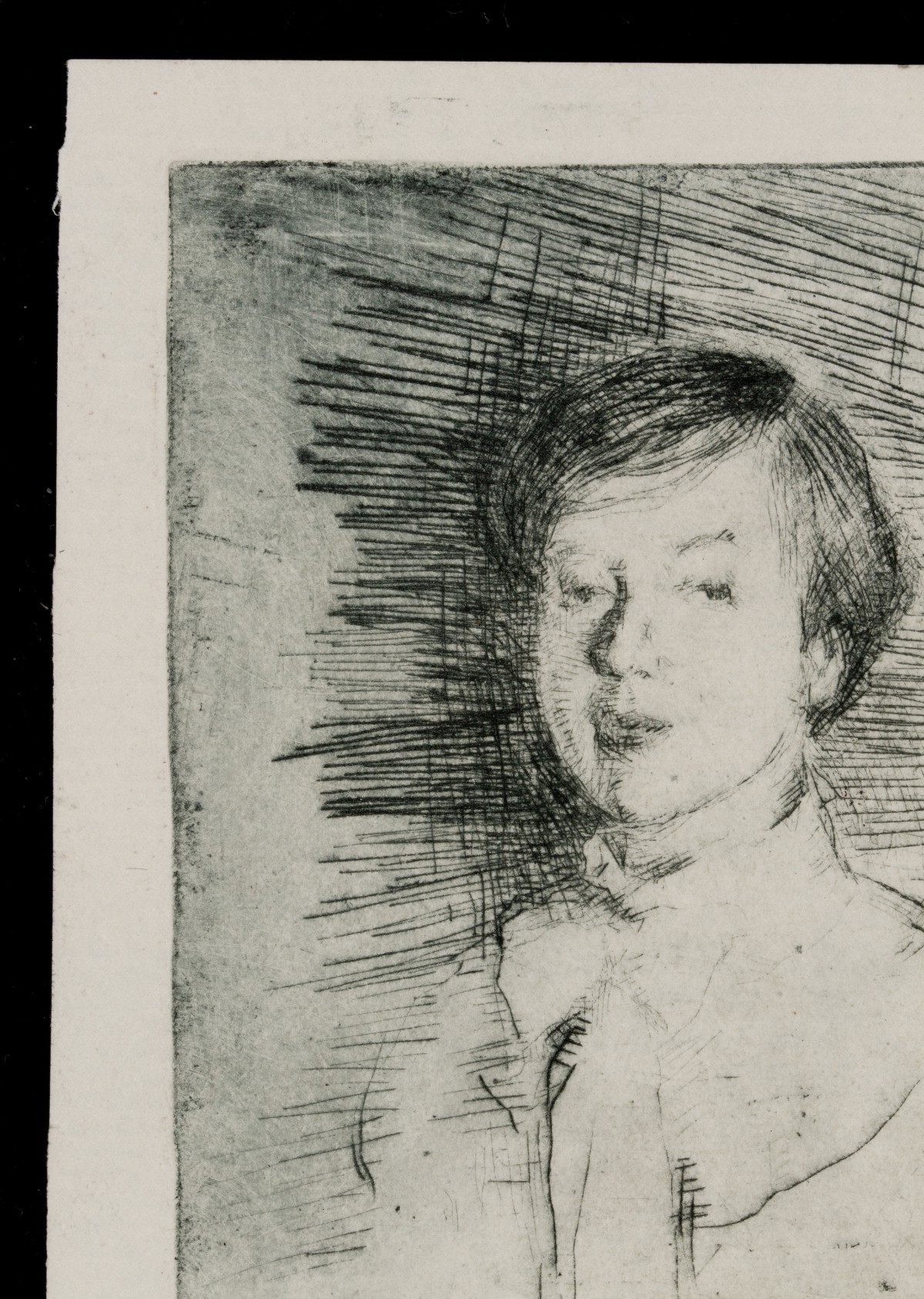 RAYMOND BOYNTON ETCHING TO POET ALICE CORBIN HENDERSON
