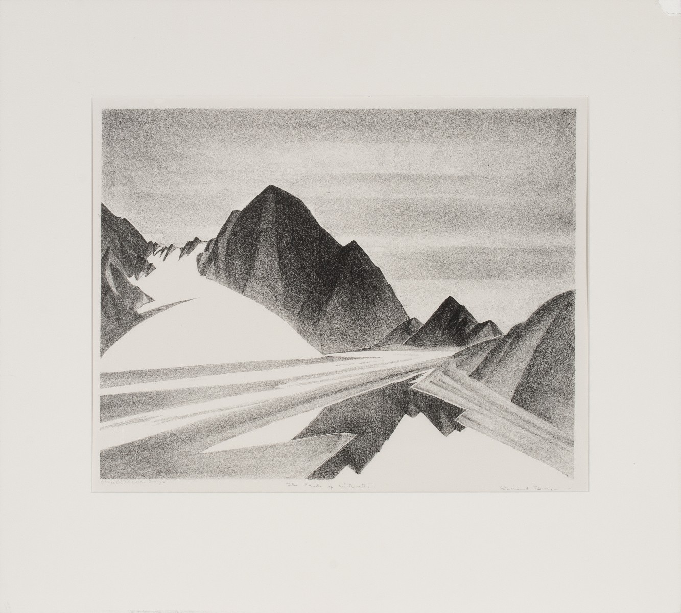 RICHARD WELSTED DAY (1896-1972) RARE LITHOGRAPH
