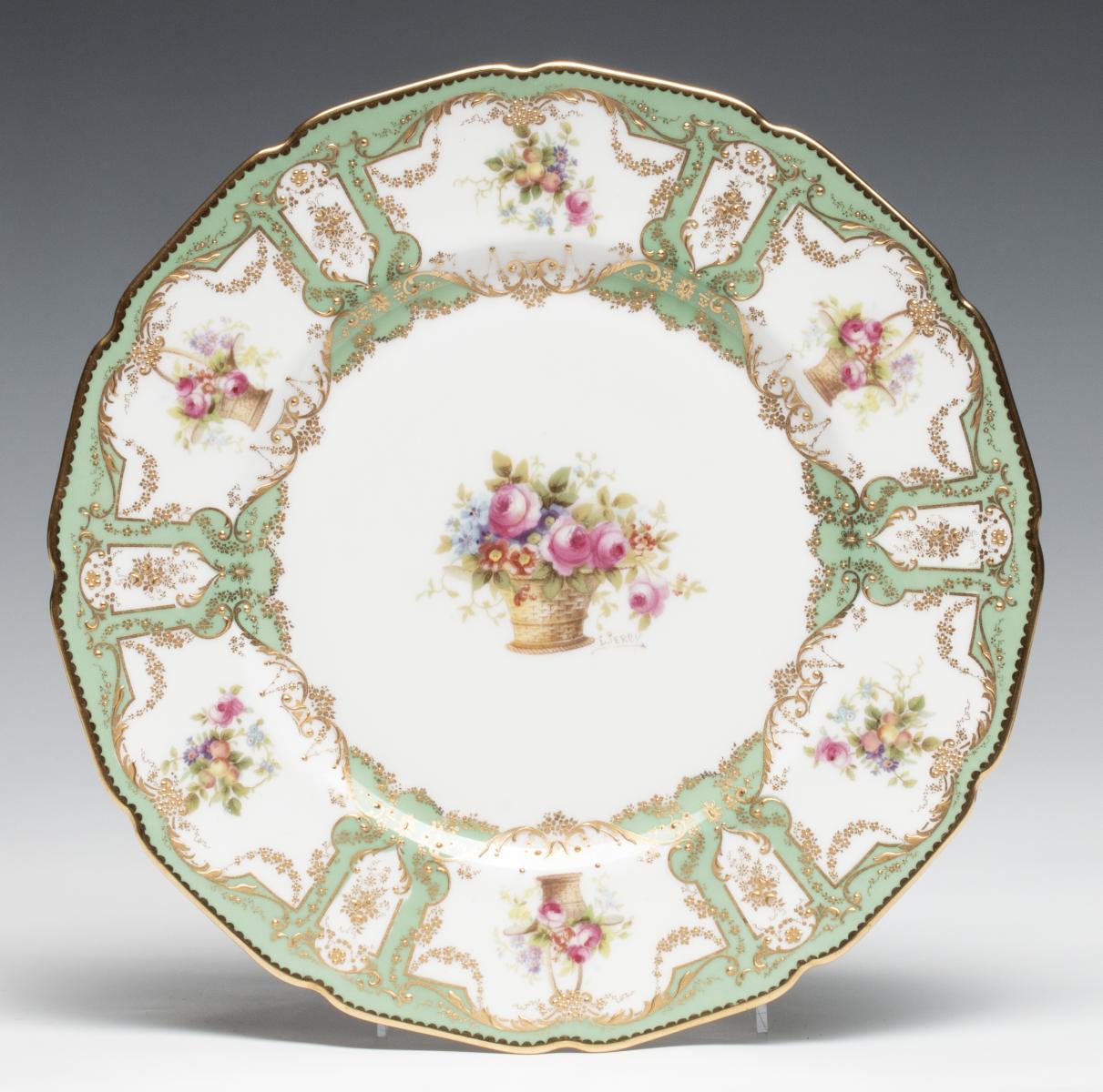 SERVICE PLATES BY ROYAL DOULTON AND ROYAL WORCESTER