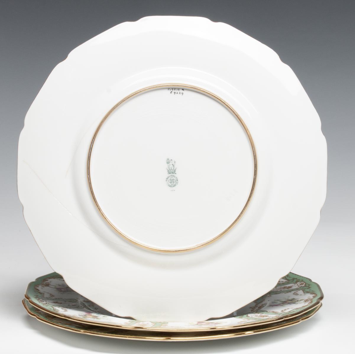 SERVICE PLATES BY ROYAL DOULTON AND ROYAL WORCESTER