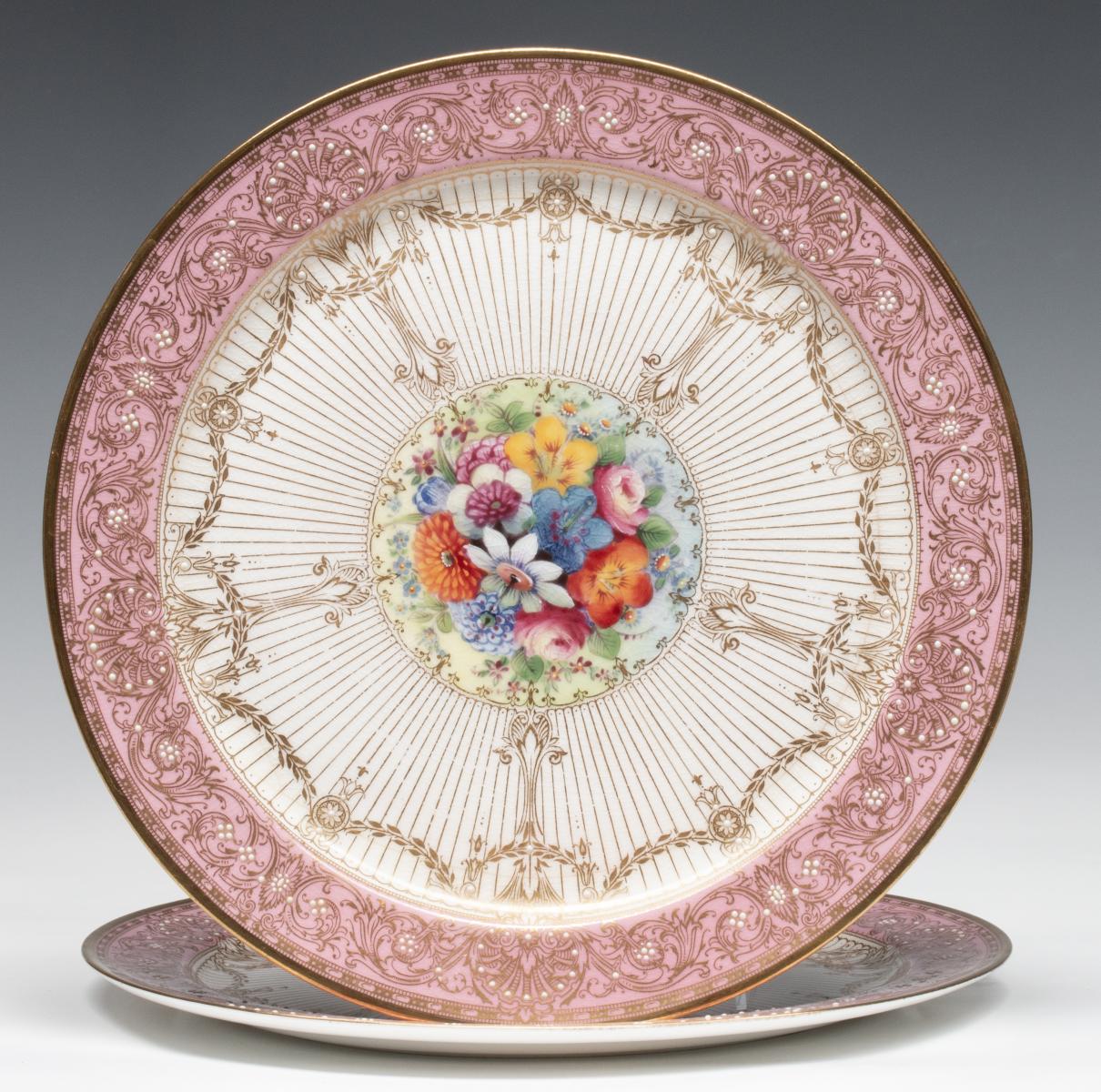 SERVICE PLATES BY ROYAL DOULTON AND ROYAL WORCESTER