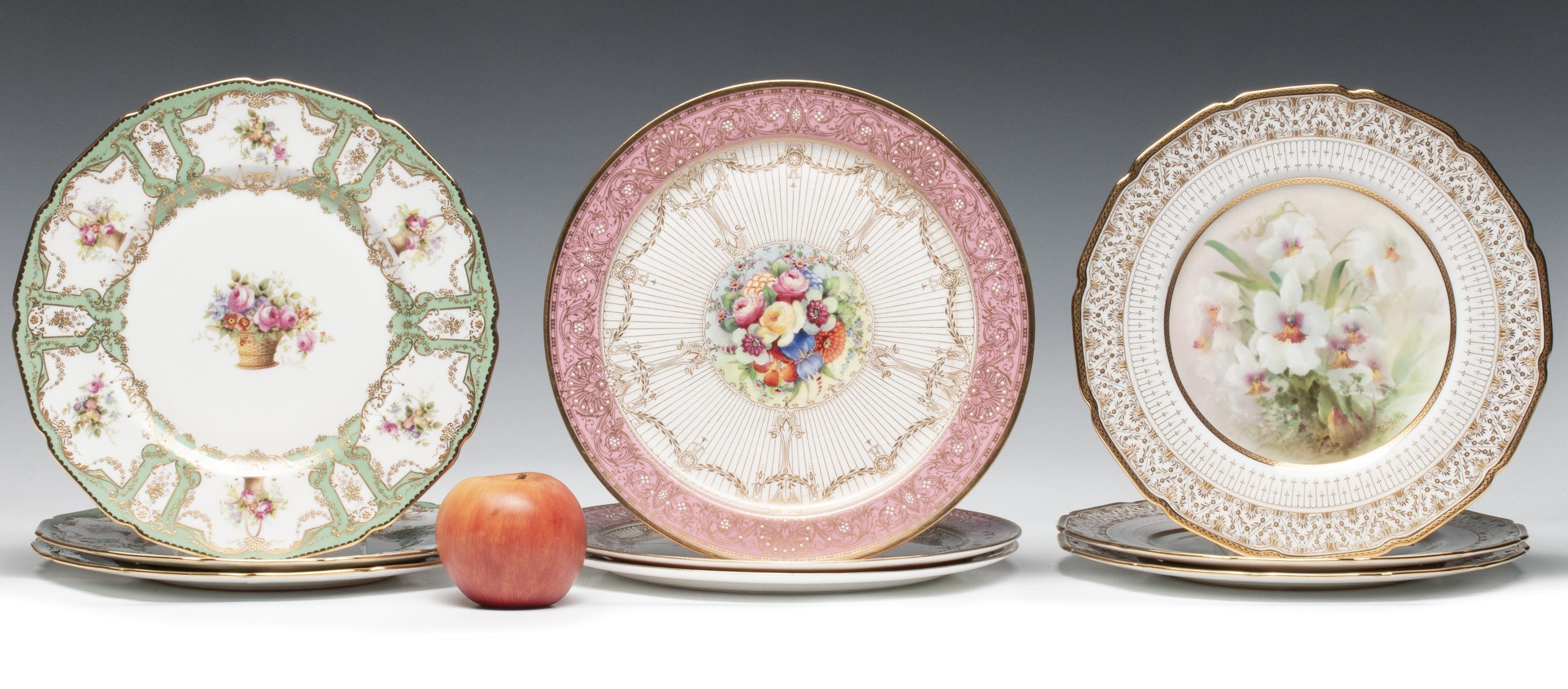 SERVICE PLATES BY ROYAL DOULTON AND ROYAL WORCESTER