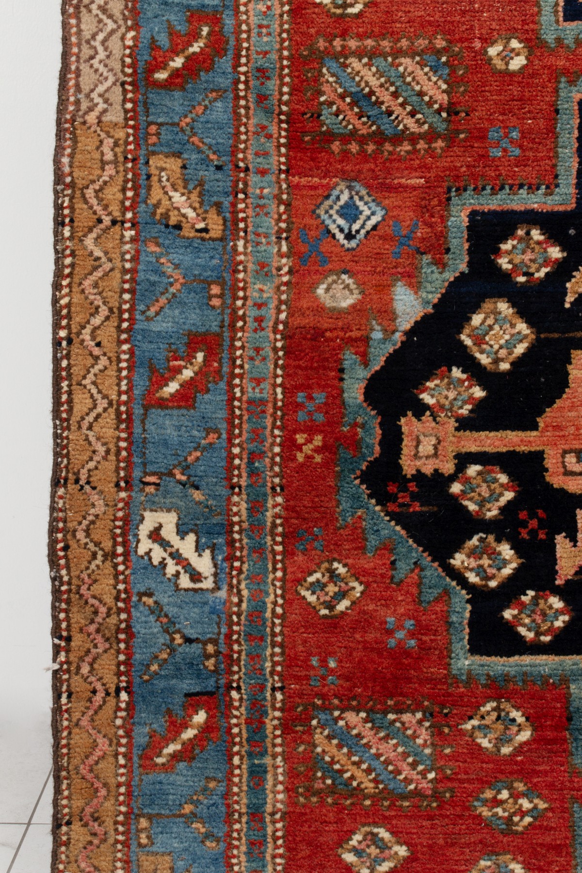 A GOOD EARLY 20C PERSIAN HAMADAN WIDE HANDMADE RUNNER