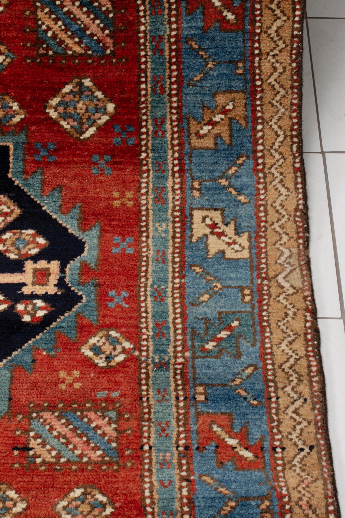 A GOOD EARLY 20C PERSIAN HAMADAN WIDE HANDMADE RUNNER