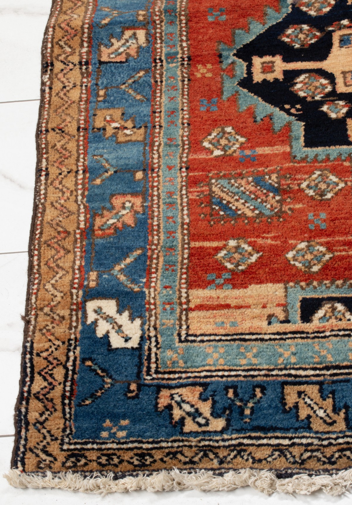 A GOOD EARLY 20C PERSIAN HAMADAN WIDE HANDMADE RUNNER