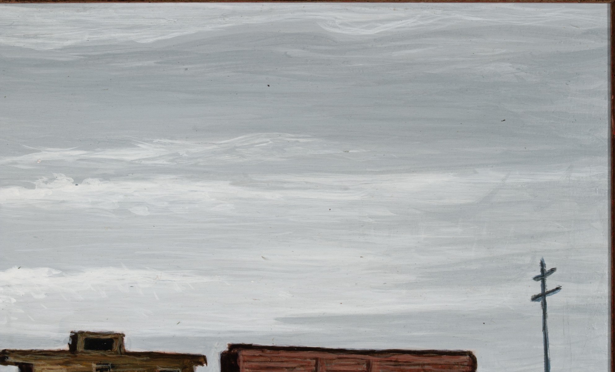 AARON PYLE (1903-1972) EGG TEMPERA ON ARTIST'S BOARD