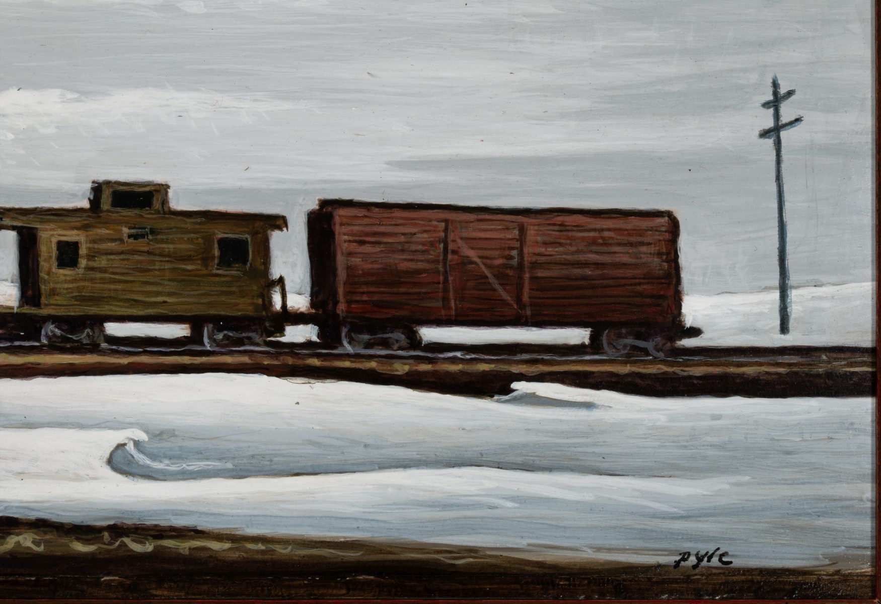 AARON PYLE (1903-1972) EGG TEMPERA ON ARTIST'S BOARD