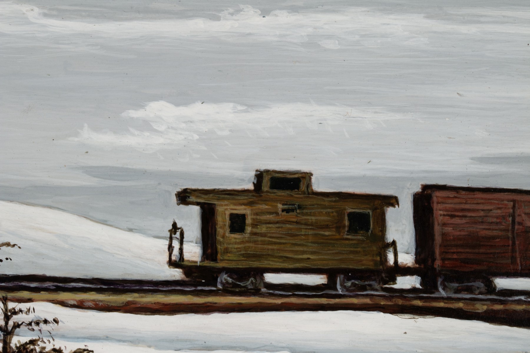 AARON PYLE (1903-1972) EGG TEMPERA ON ARTIST'S BOARD