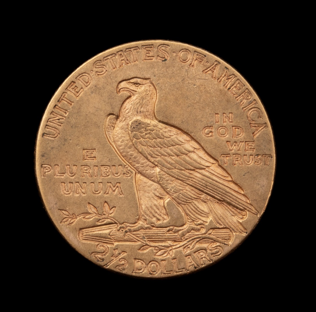 A 1915 $2.50 QUARTER EAGLE GOLD COIN