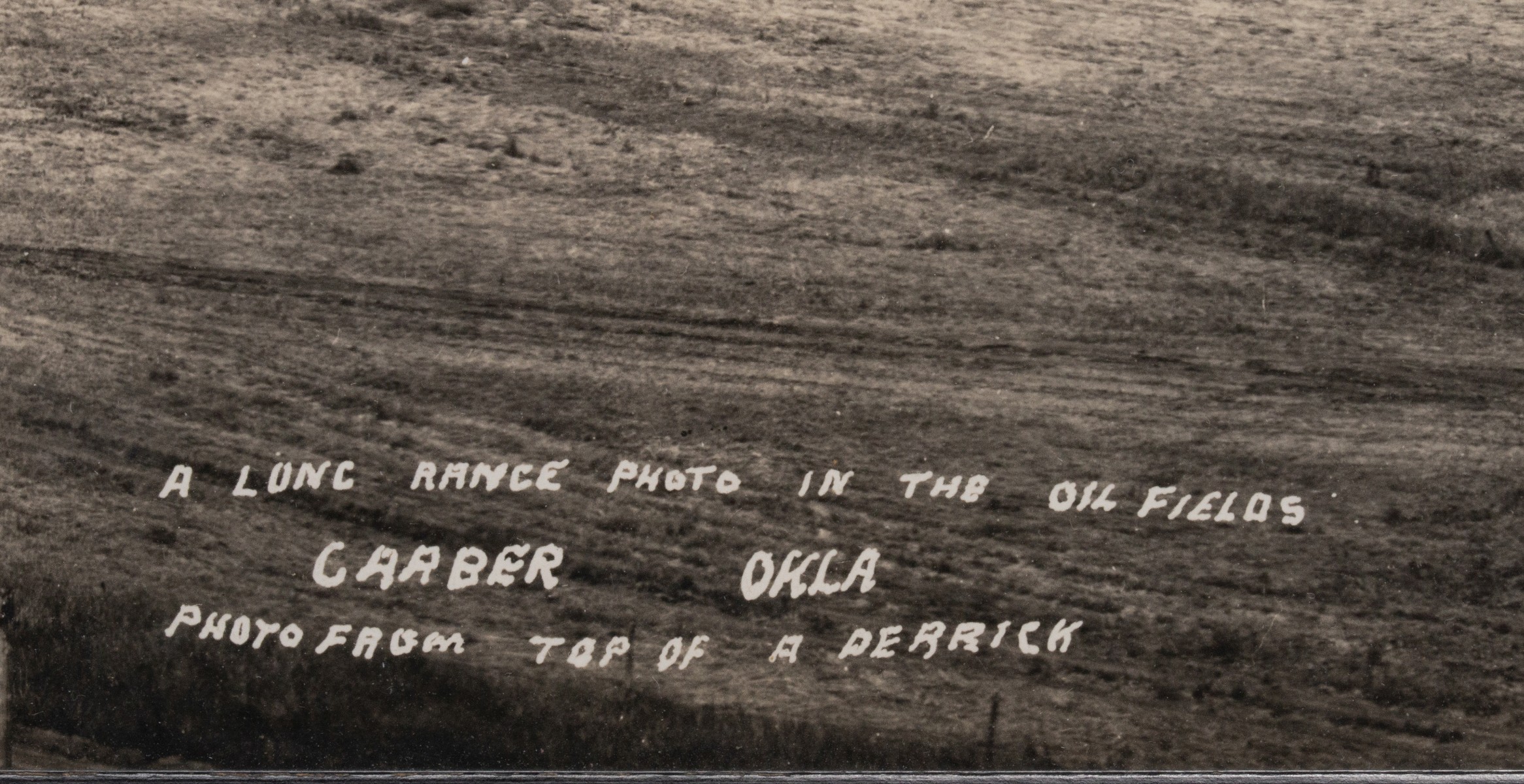 E.J. BANKS WICHITA KANSAS OIL FIELD PANORAMA PHOTOGRAPH