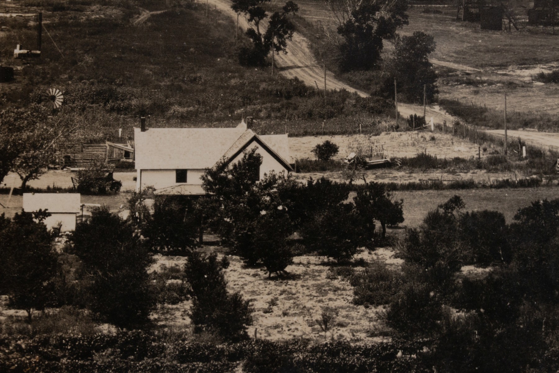 E.J. BANKS WICHITA KANSAS OIL FIELD PANORAMA PHOTOGRAPH