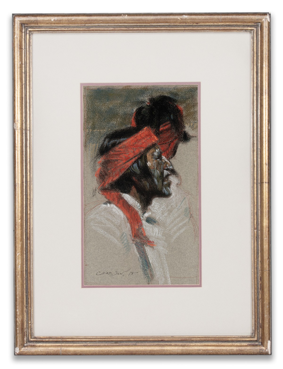 GEORGE CARLSON (BORN 1940) PASTEL ON PAPER