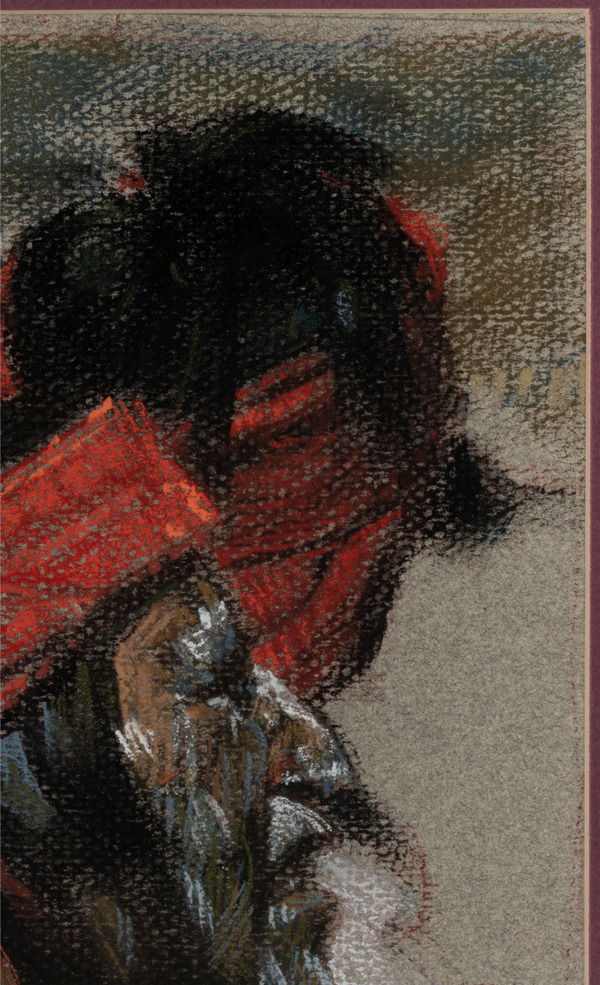 GEORGE CARLSON (BORN 1940) PASTEL ON PAPER