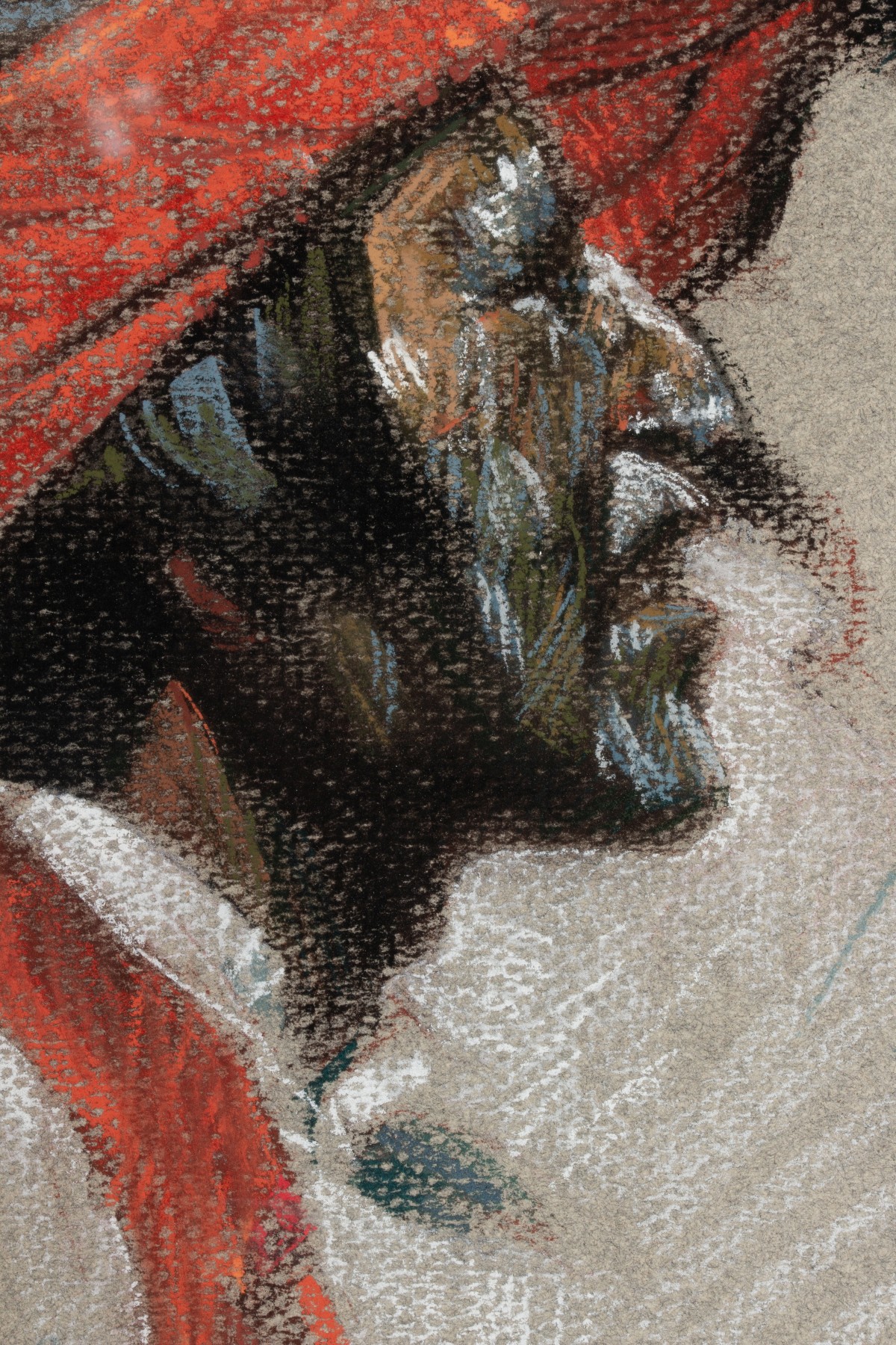 GEORGE CARLSON (BORN 1940) PASTEL ON PAPER