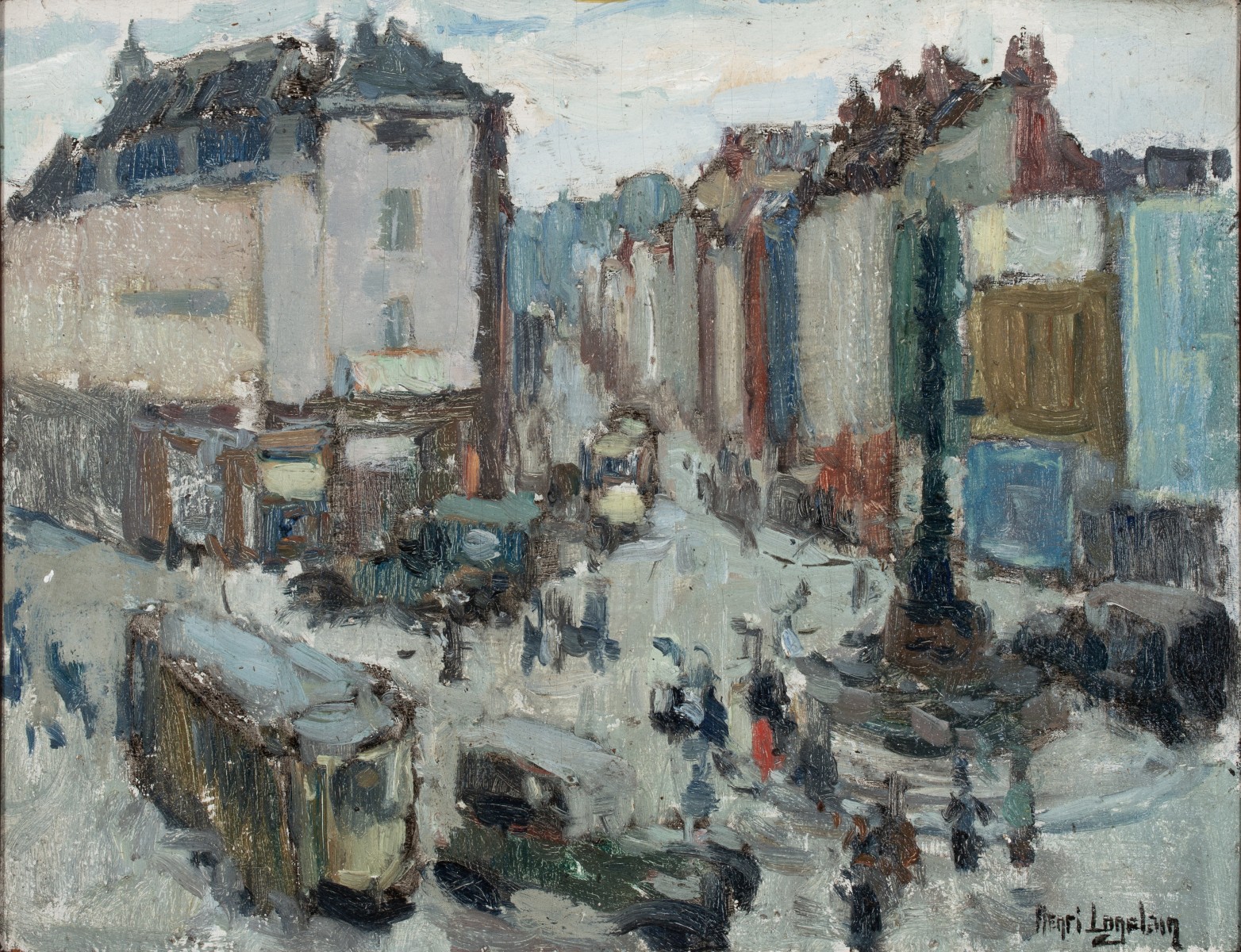 HENRI LOGELAIN (1889-1968) OIL ON PANEL