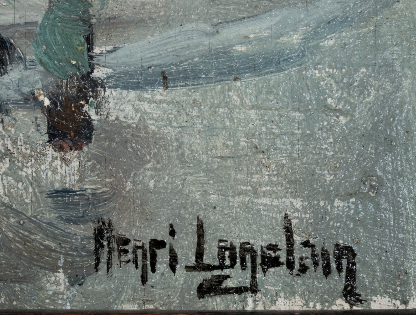 HENRI LOGELAIN (1889-1968) OIL ON PANEL