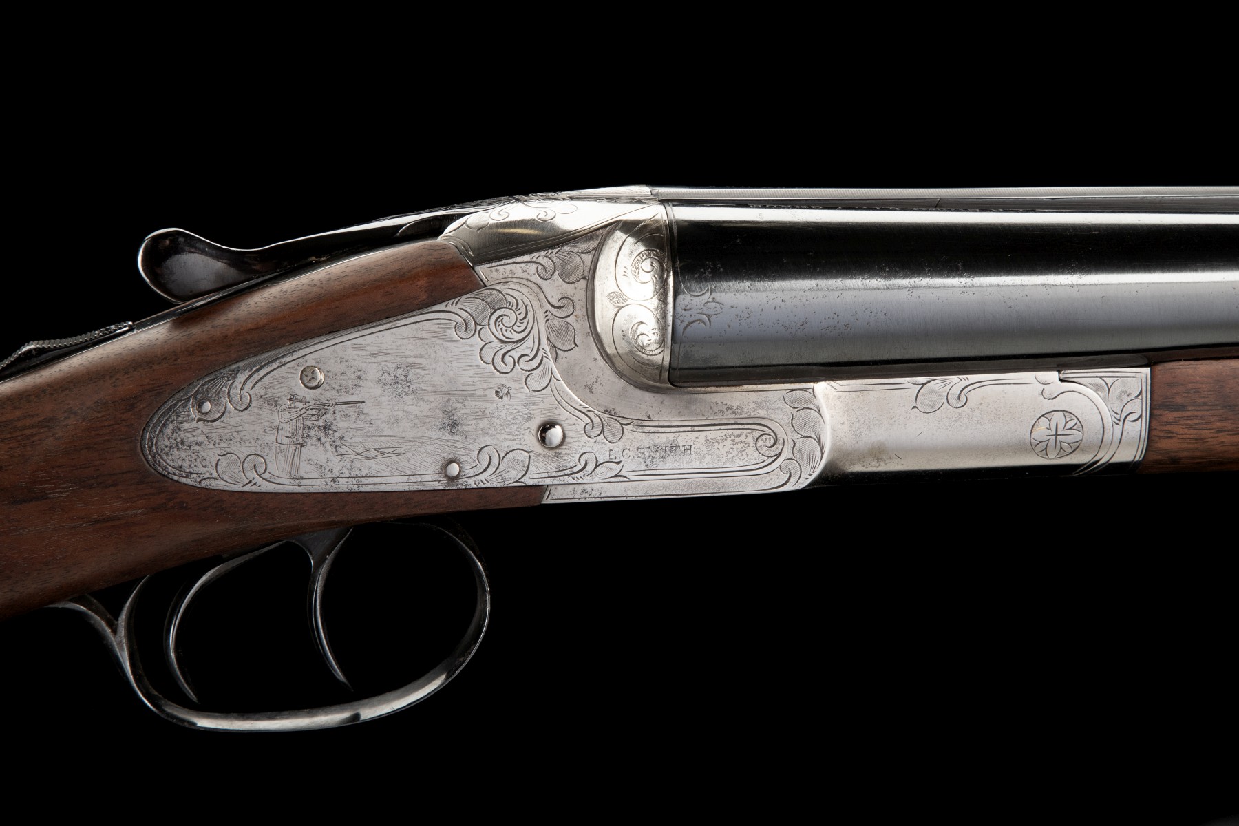 L.C. SMITH/HUNTER ARMS 12GA DOUBLE BARREL SHOTGUN