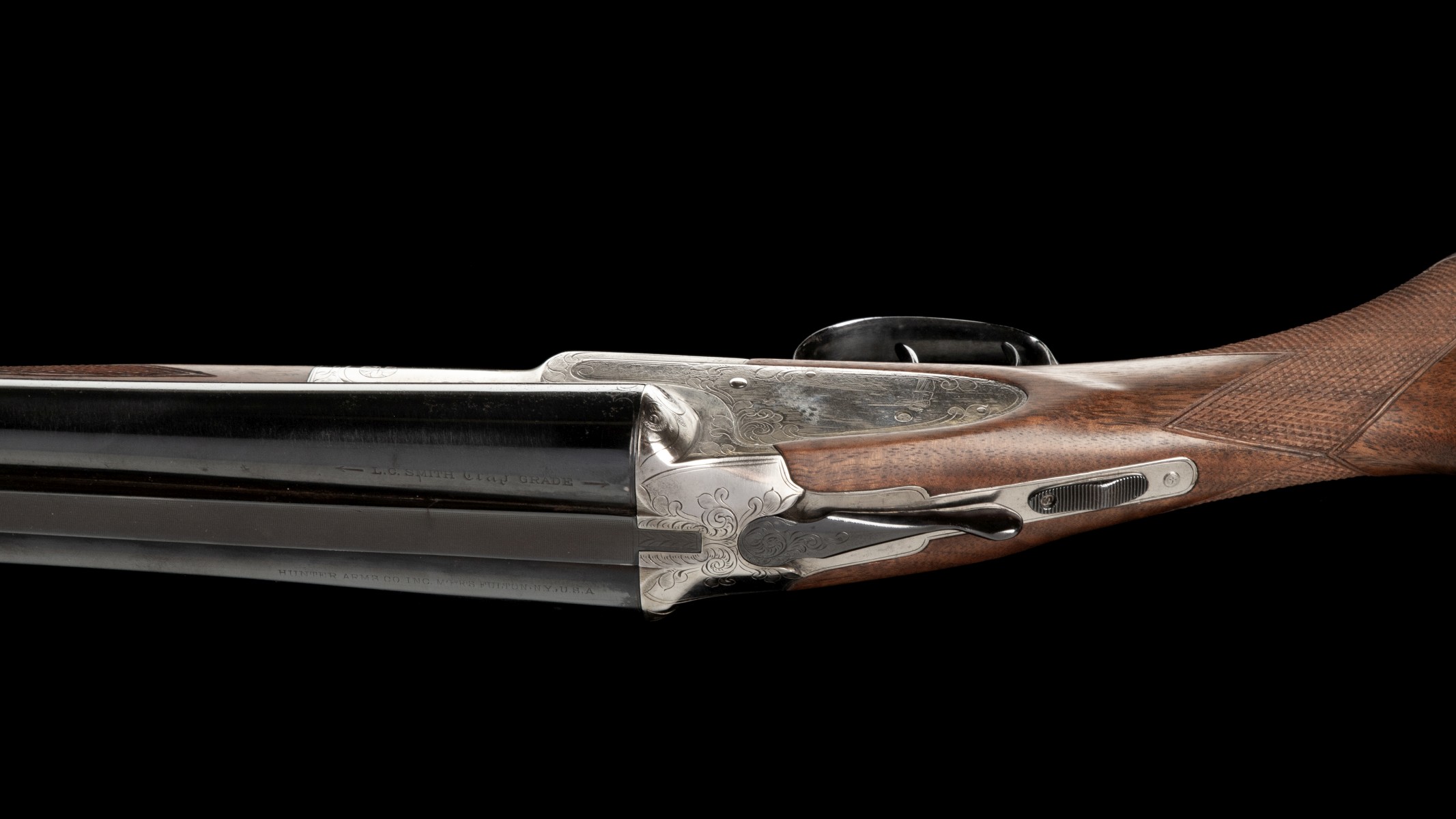 L.C. SMITH/HUNTER ARMS 12GA DOUBLE BARREL SHOTGUN