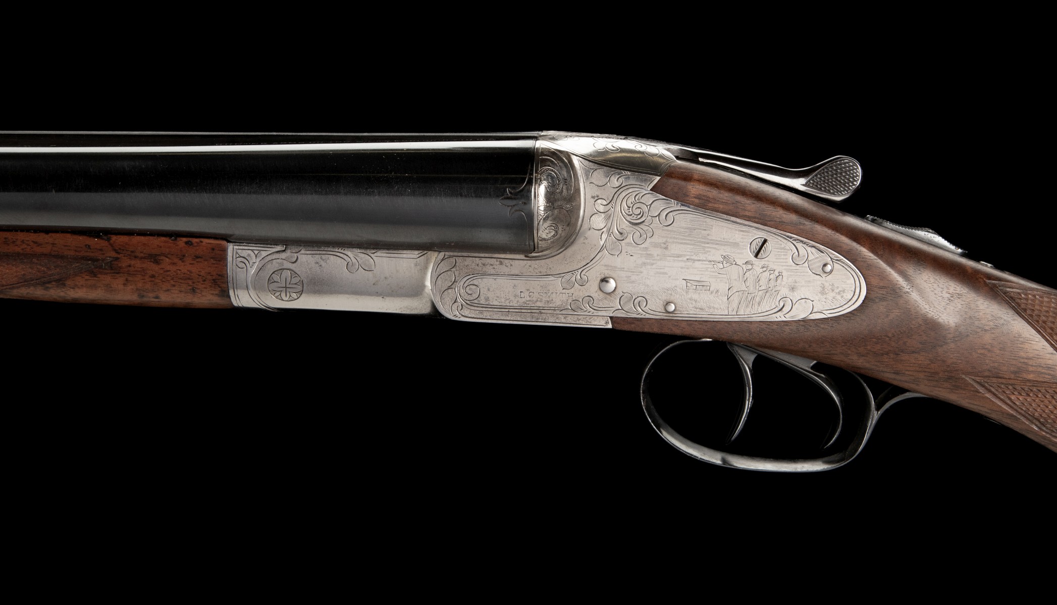 L.C. SMITH/HUNTER ARMS 12GA DOUBLE BARREL SHOTGUN