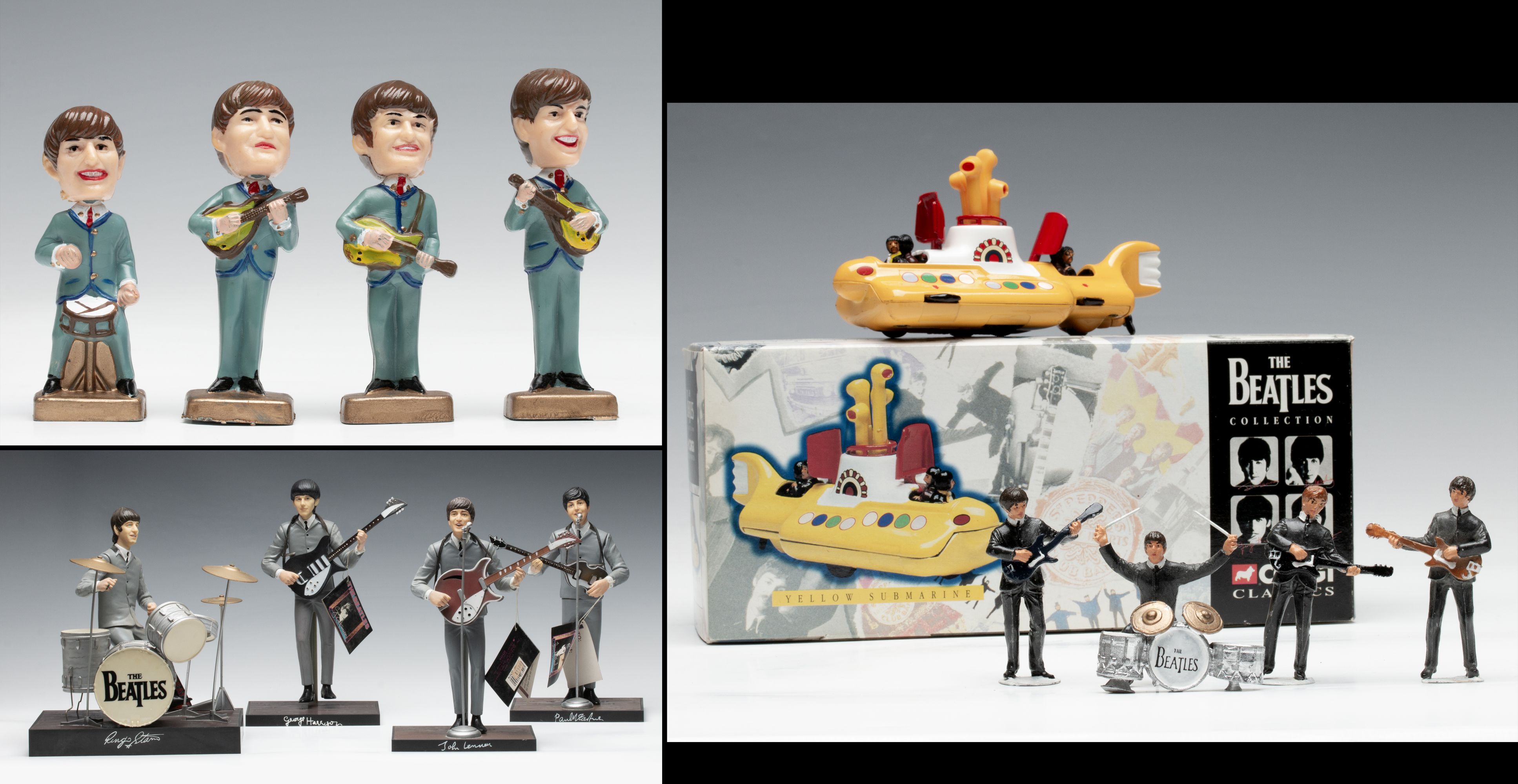 A COLLECTION OF CONTEMPORARY BEATLES COLLECTIBLES