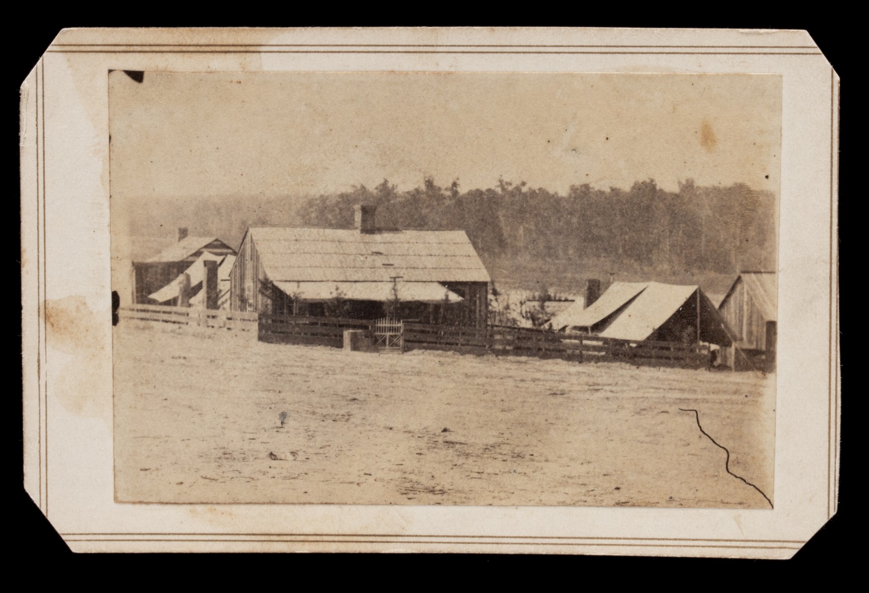 IMPORTANT CORINTH/CAMP DAVIES MISS CIVIL WAR CDV PHOTOS