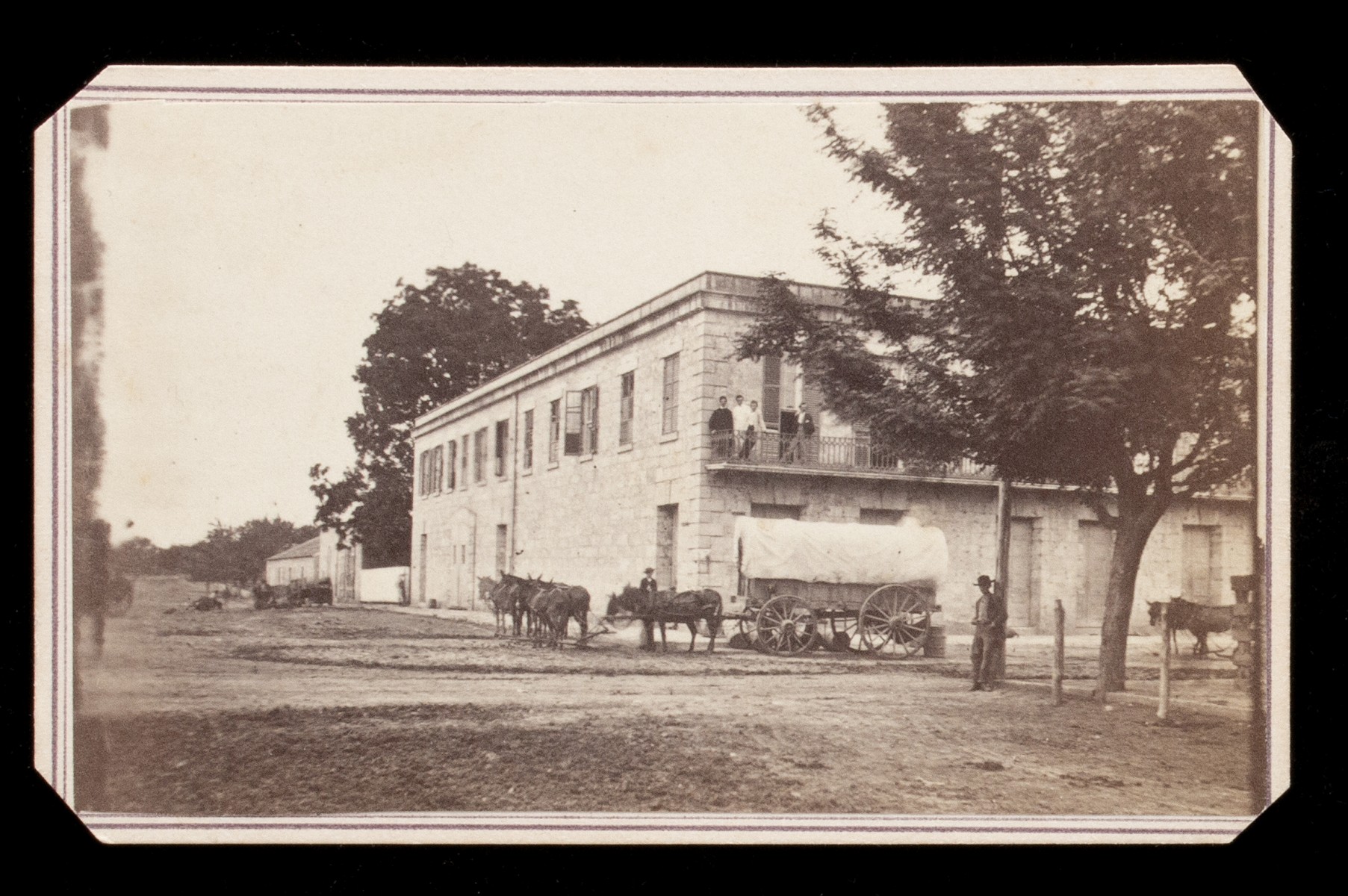 RARE IMPORTANT CDV VIEWS OF SAN ANTONIO BY HENRY DOERR