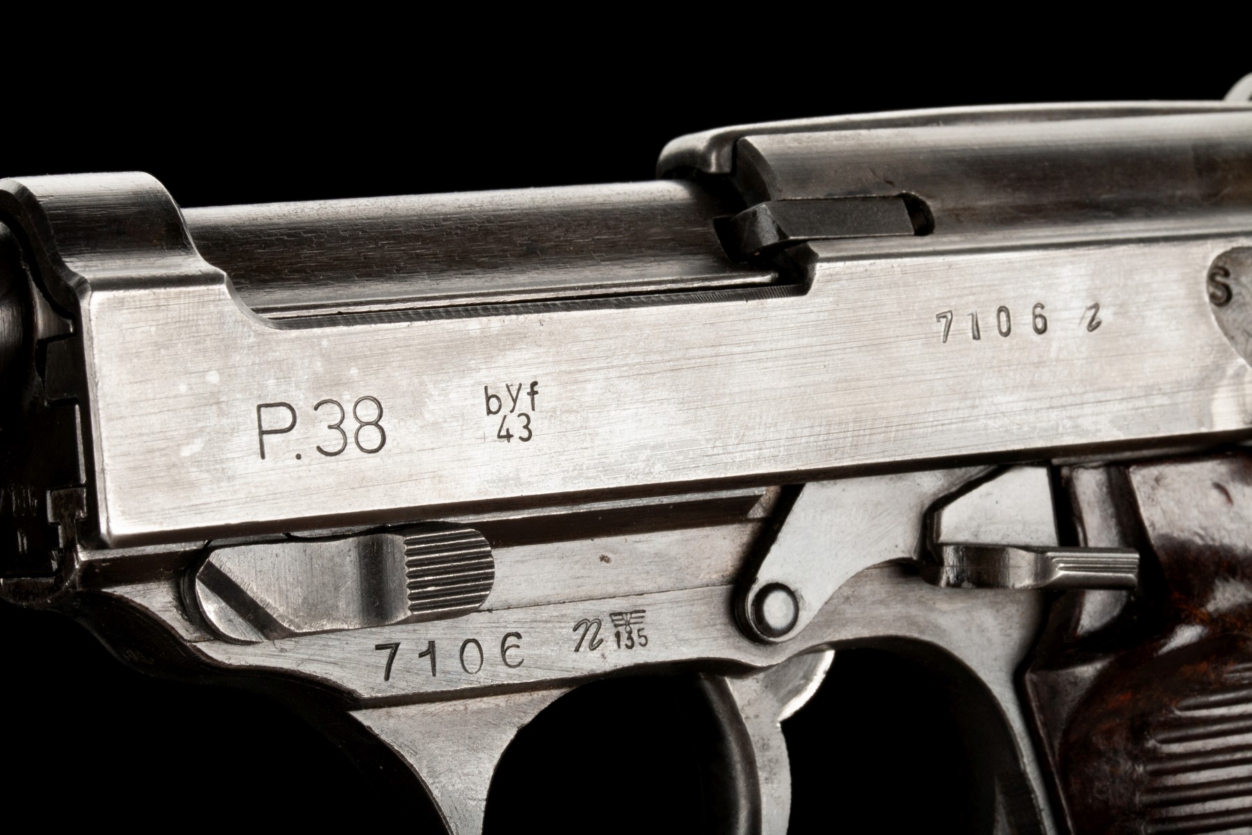 WALTHER WWII P.38 9MM MAUSER 1943 PRODUCTION