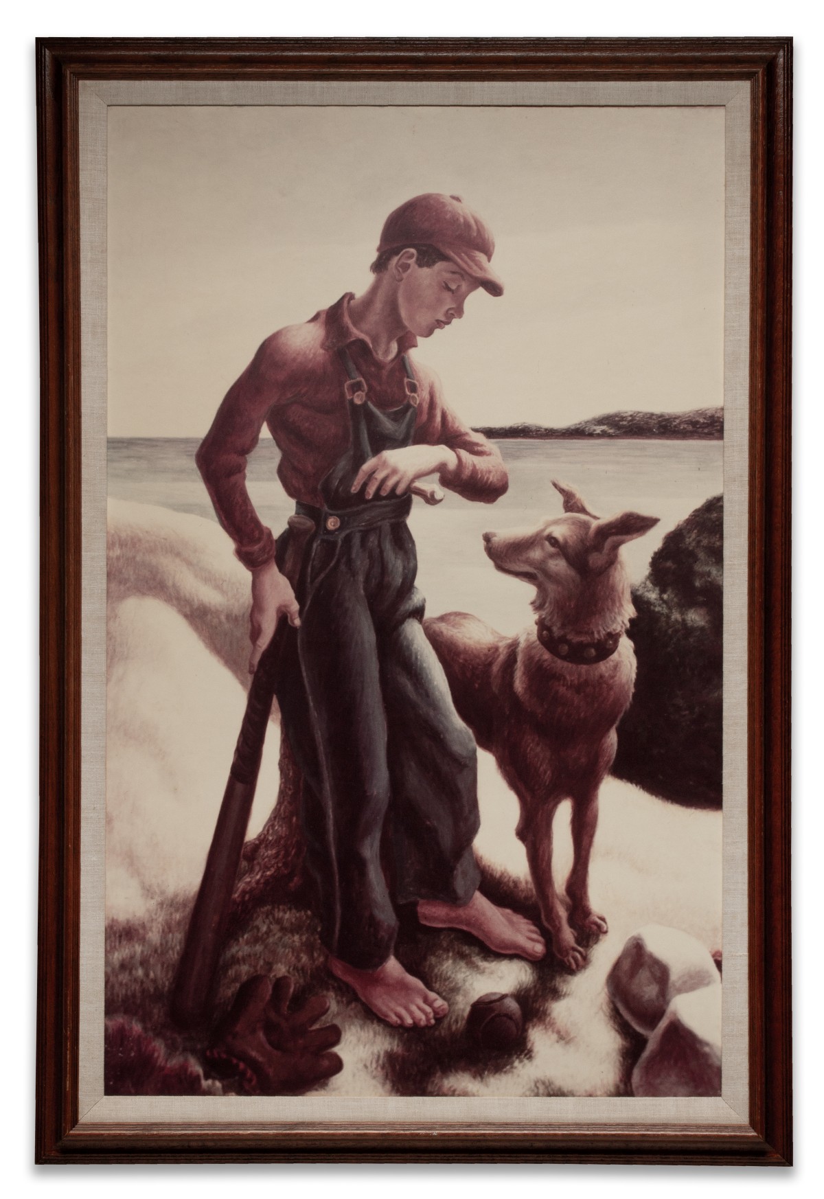 A MECHANICAL PRINT AFTER THOMAS HART BENTON