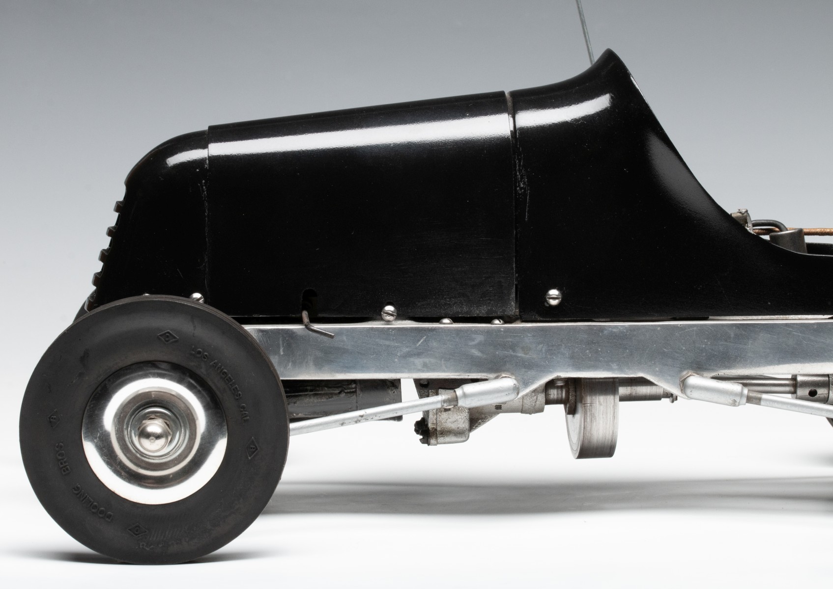 A 1939 DOOLING BROTHERS 'MERCURY' REAR DRIVE TETHER CAR