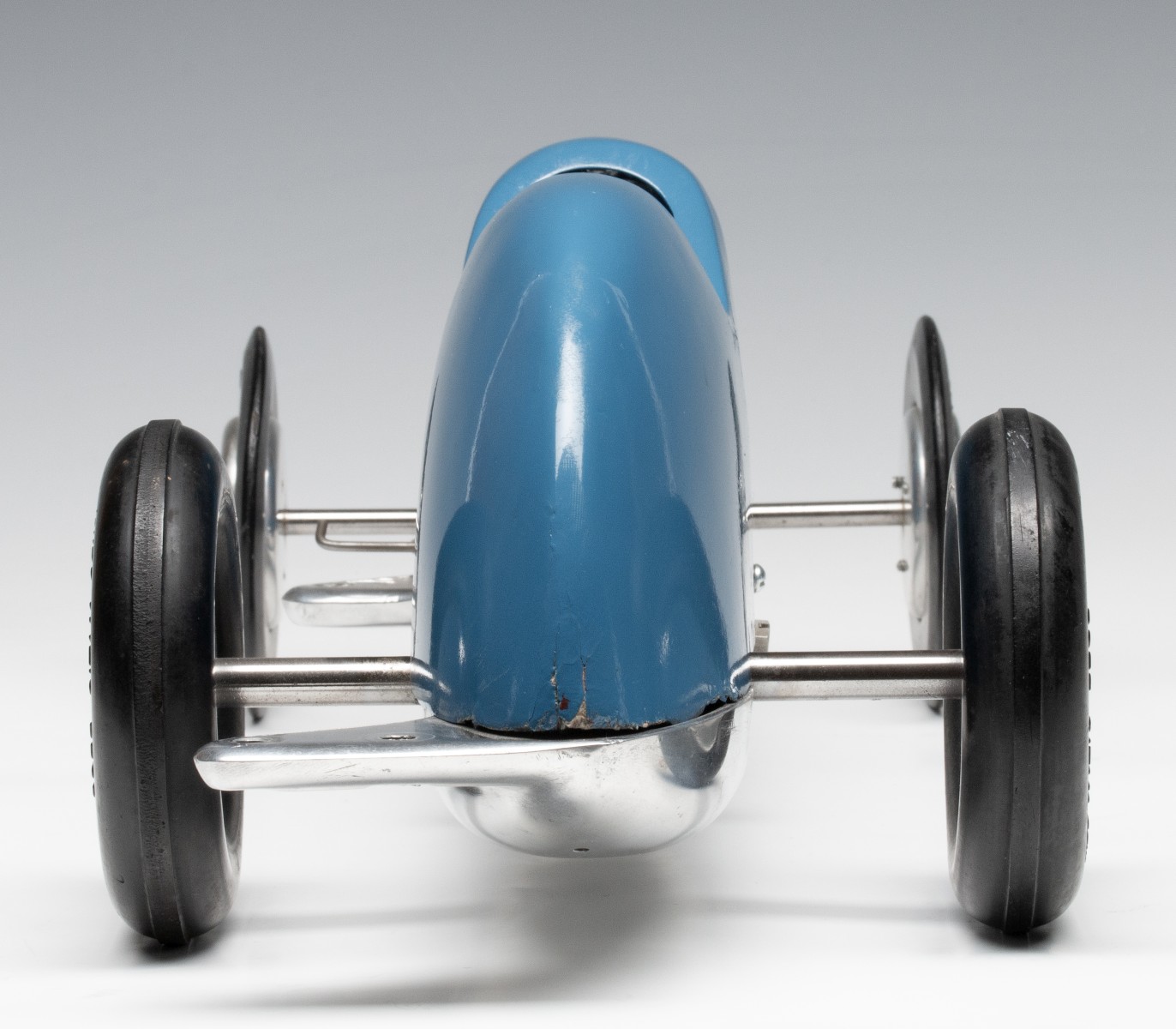 A DURO-MATIC 'INVADER' TETHER CAR WITH MCCOY REDHEAD