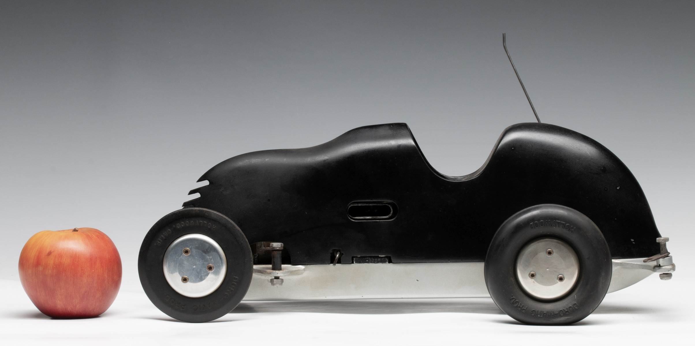 A DURO-MATIC 'INVADER' TETHER CAR WITH MCCOY REDHEAD