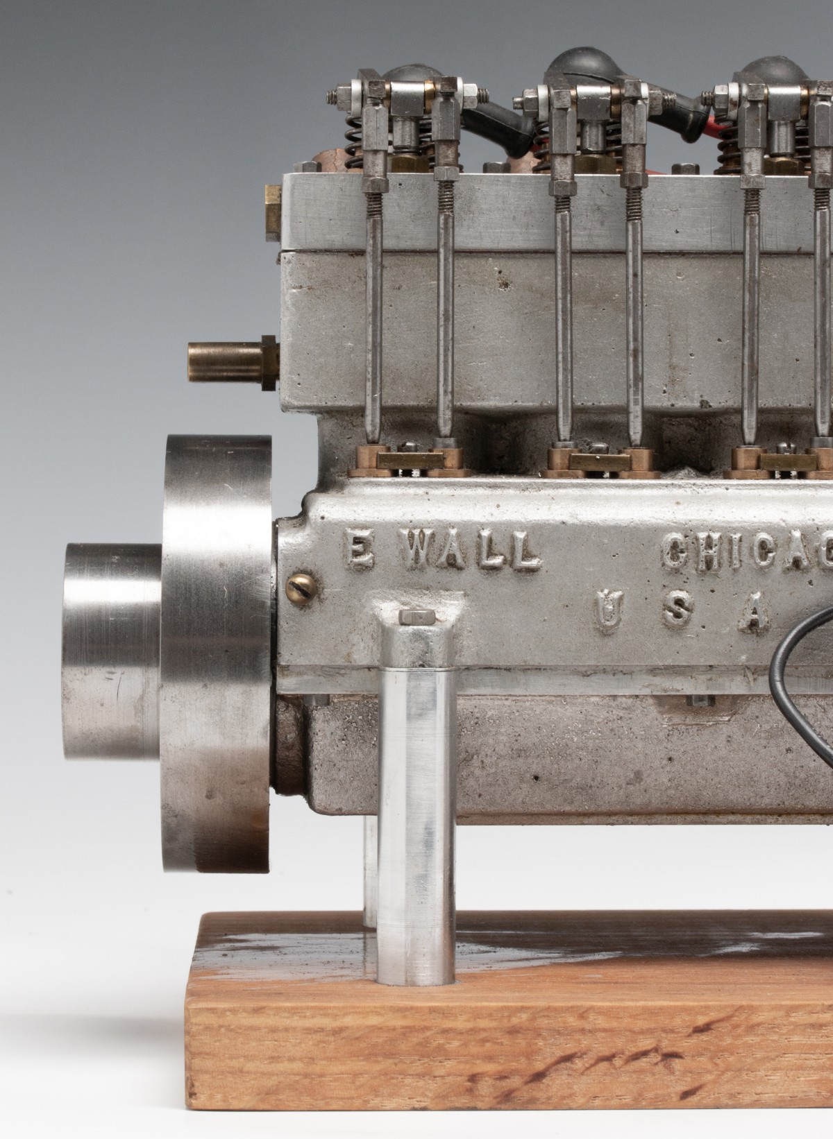 A FOUR CYLINDER MODEL GAS ENGINE BY ELMER WALL CHICAGO