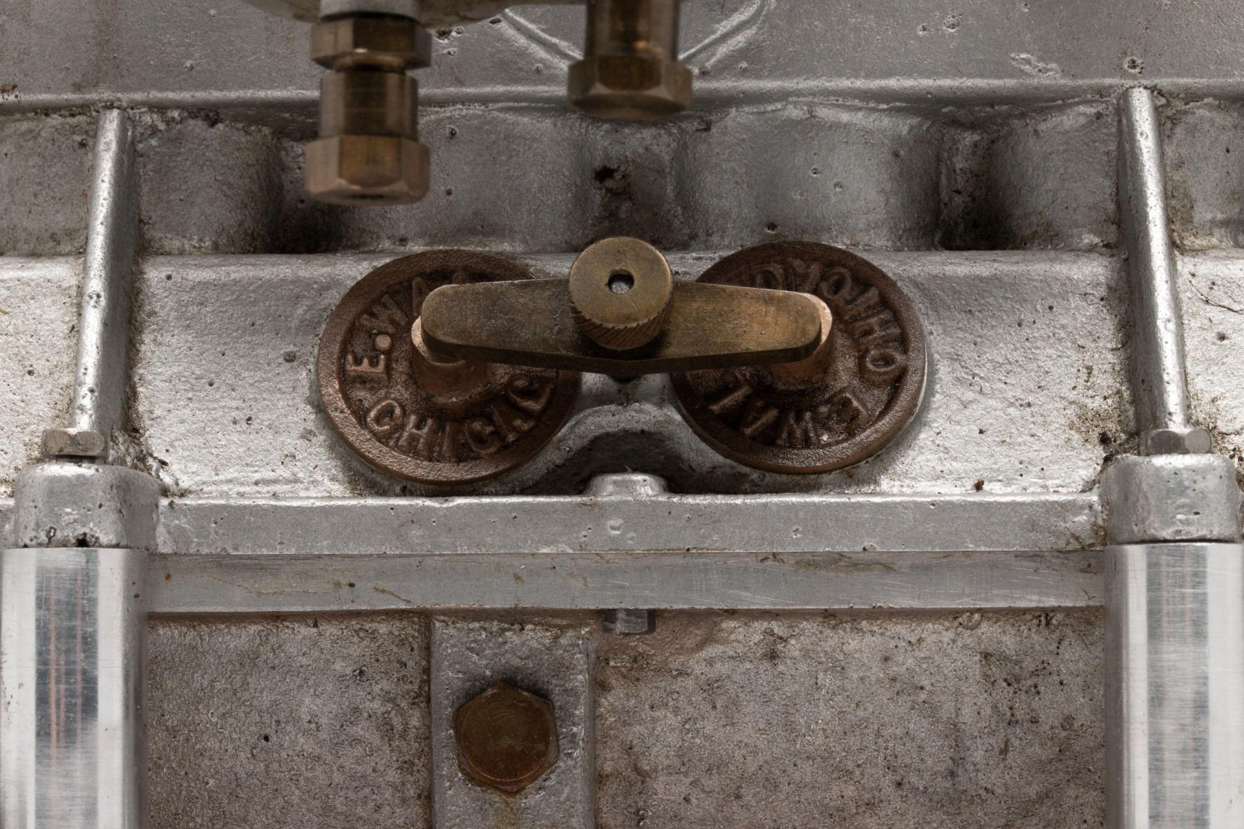 A FOUR CYLINDER MODEL GAS ENGINE BY ELMER WALL CHICAGO