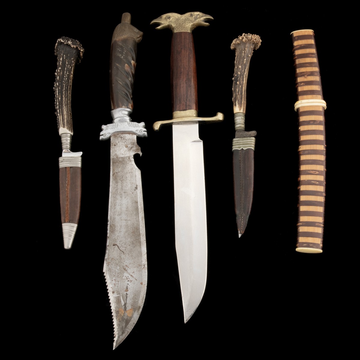 IMPERIAL GERMAN HUNTING KNIVES, JAPANESE TANTO