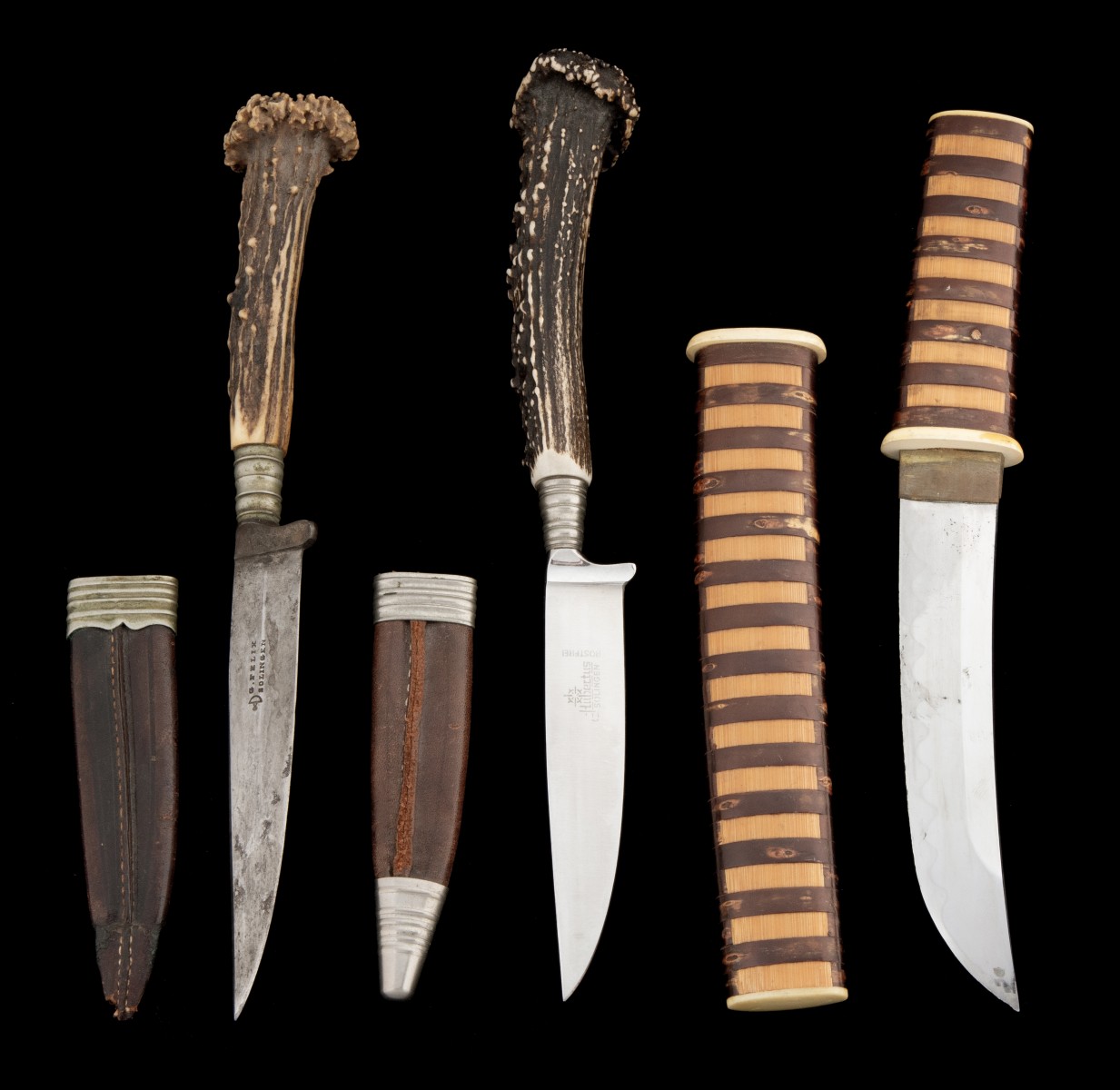 IMPERIAL GERMAN HUNTING KNIVES, JAPANESE TANTO