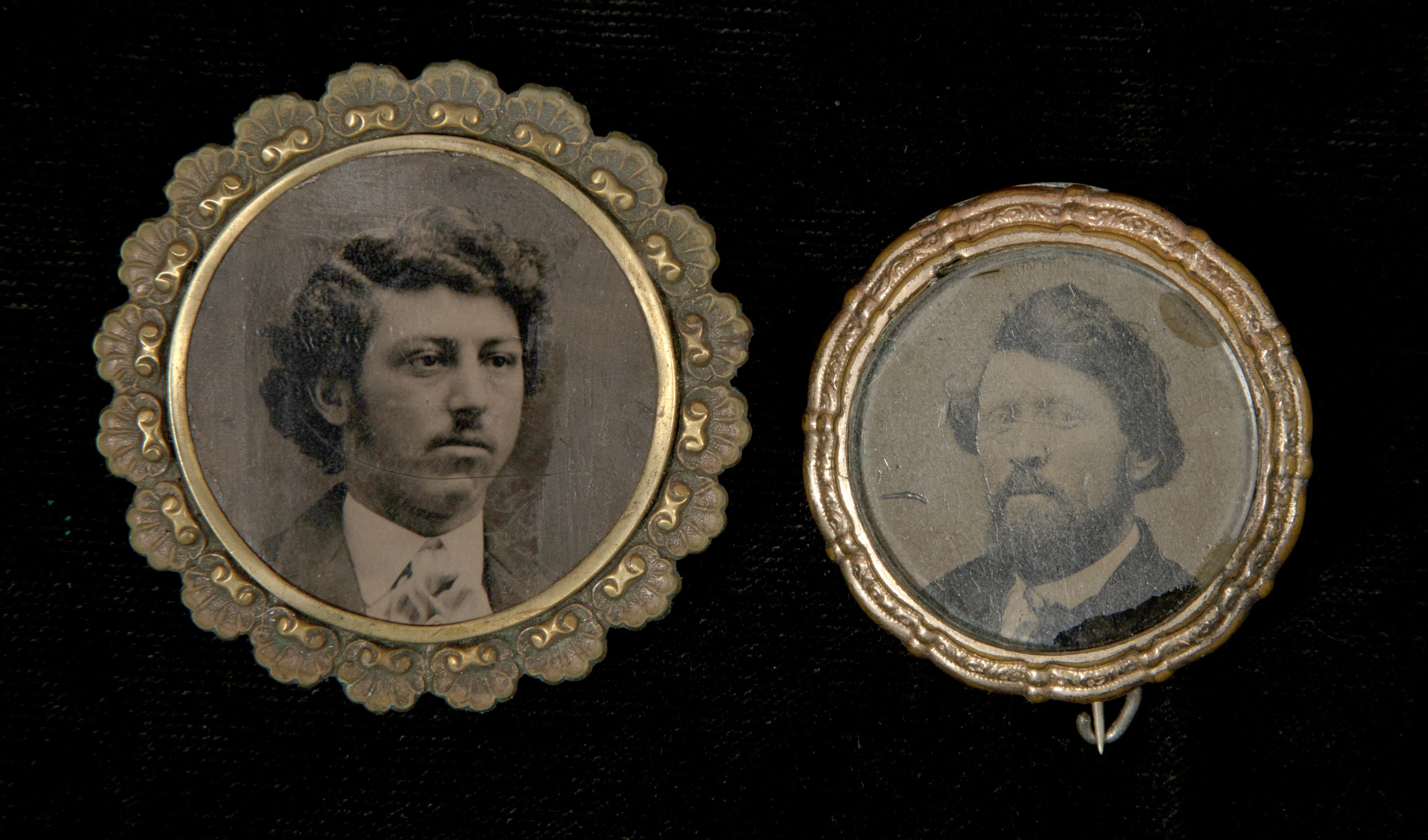 A COLLECTION OF GEM SIZE AND OTHER TINTYPE PORTRAITS