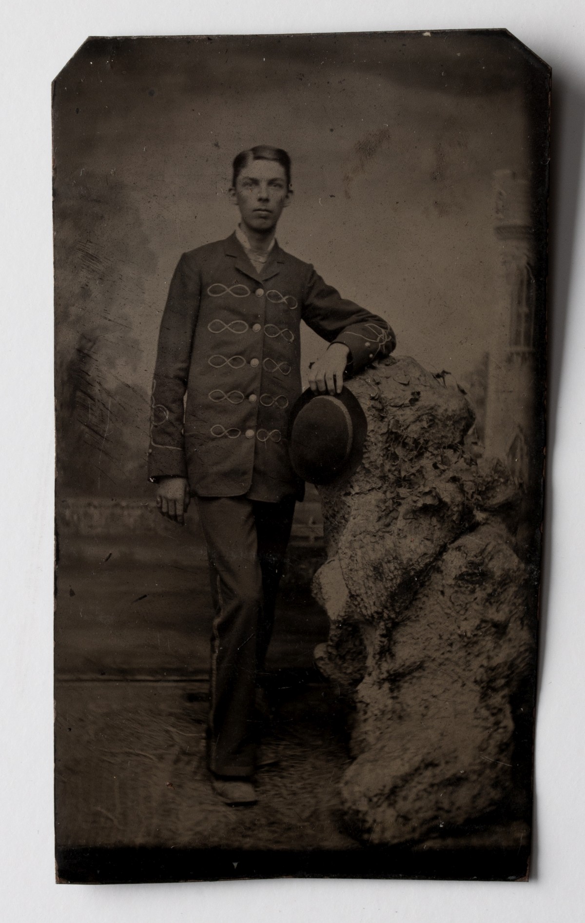 BLACKSMITH AND OTHER OCCUPATIONAL TINTYPE PHOTOGRAPHS