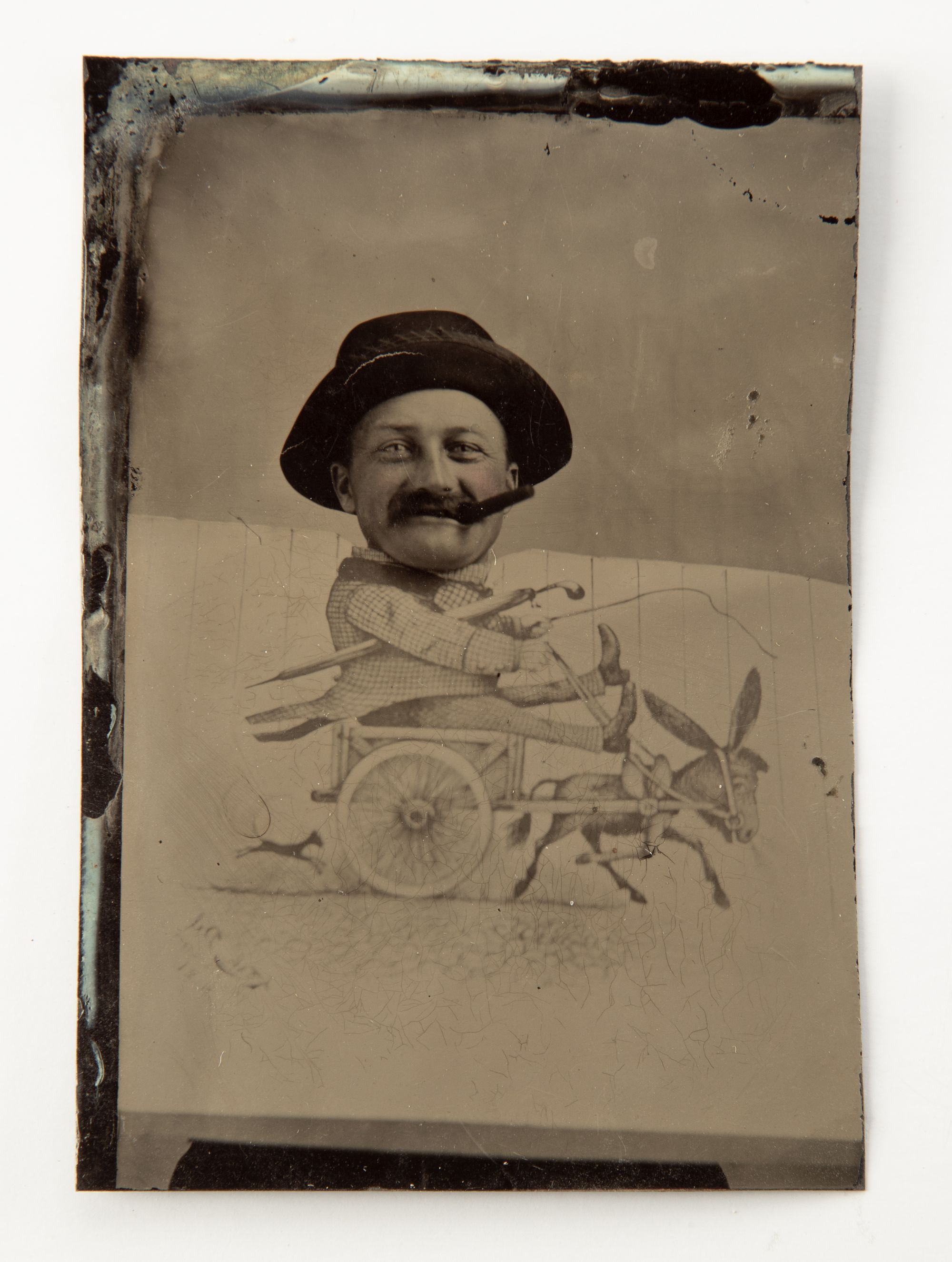 TWELVE TINTYPE IMAGES UP TO FULL PLATE SIZE