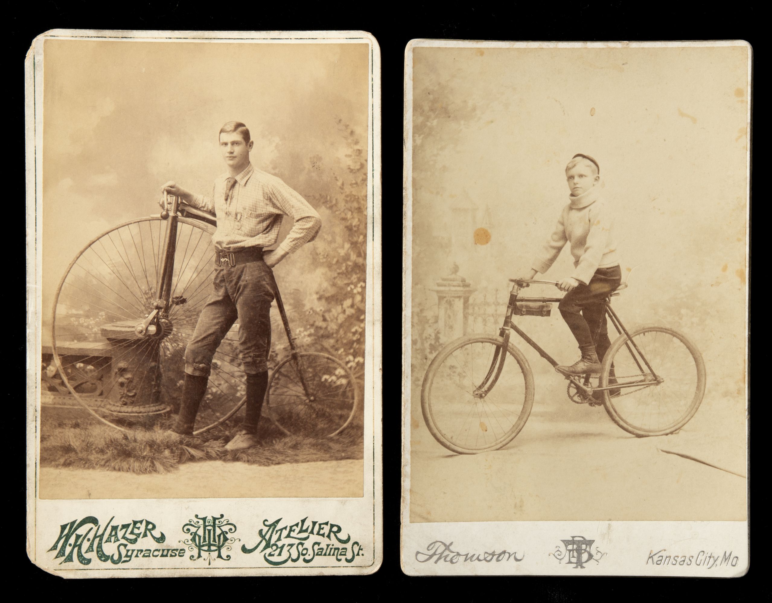 TEN 19TH CENTURY IMAGES OF CYCLISTS AND BICYCLES