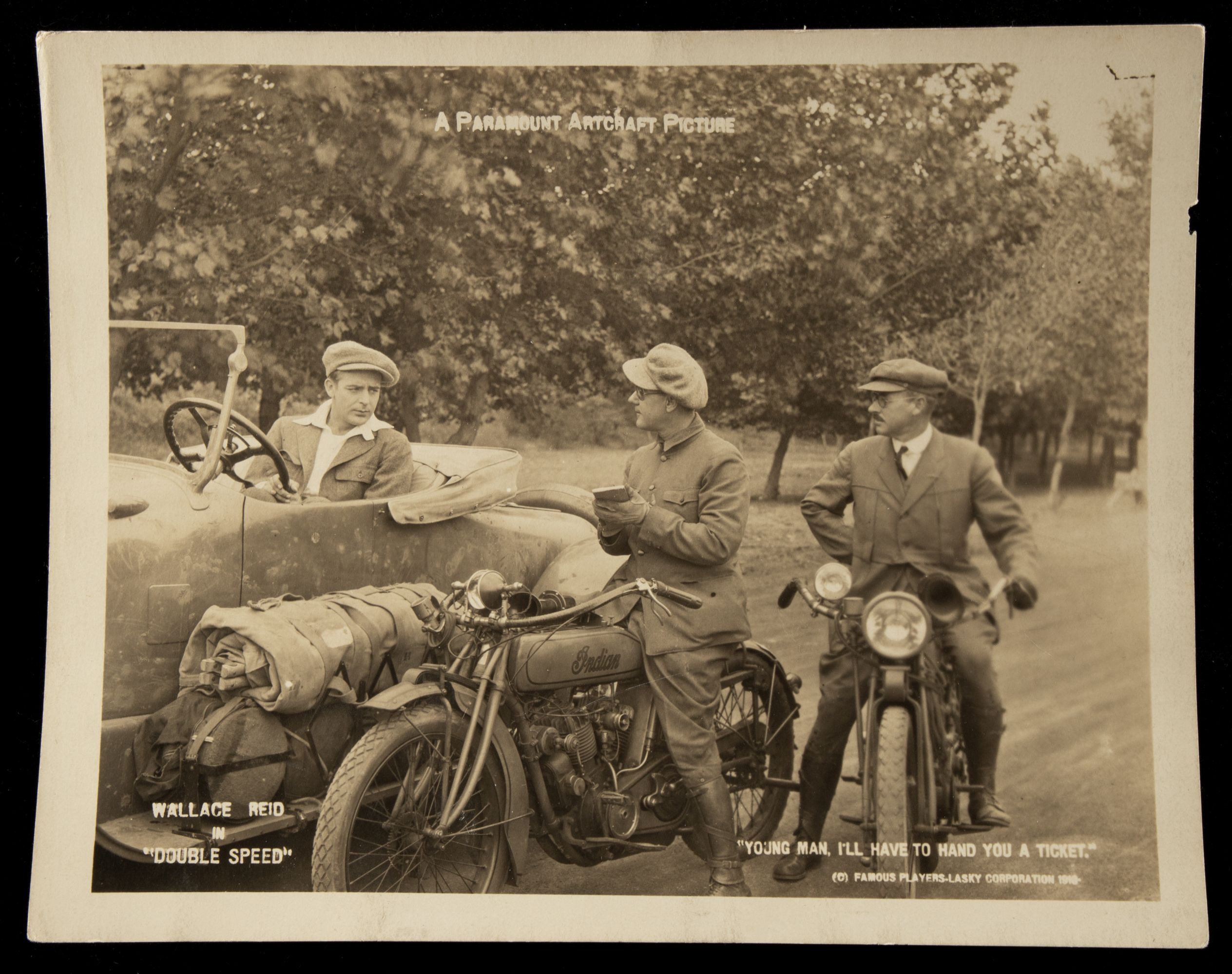 RARE EARLY HARLEY DAVIDSON LANTERN SLIDES & MOVIE STILL