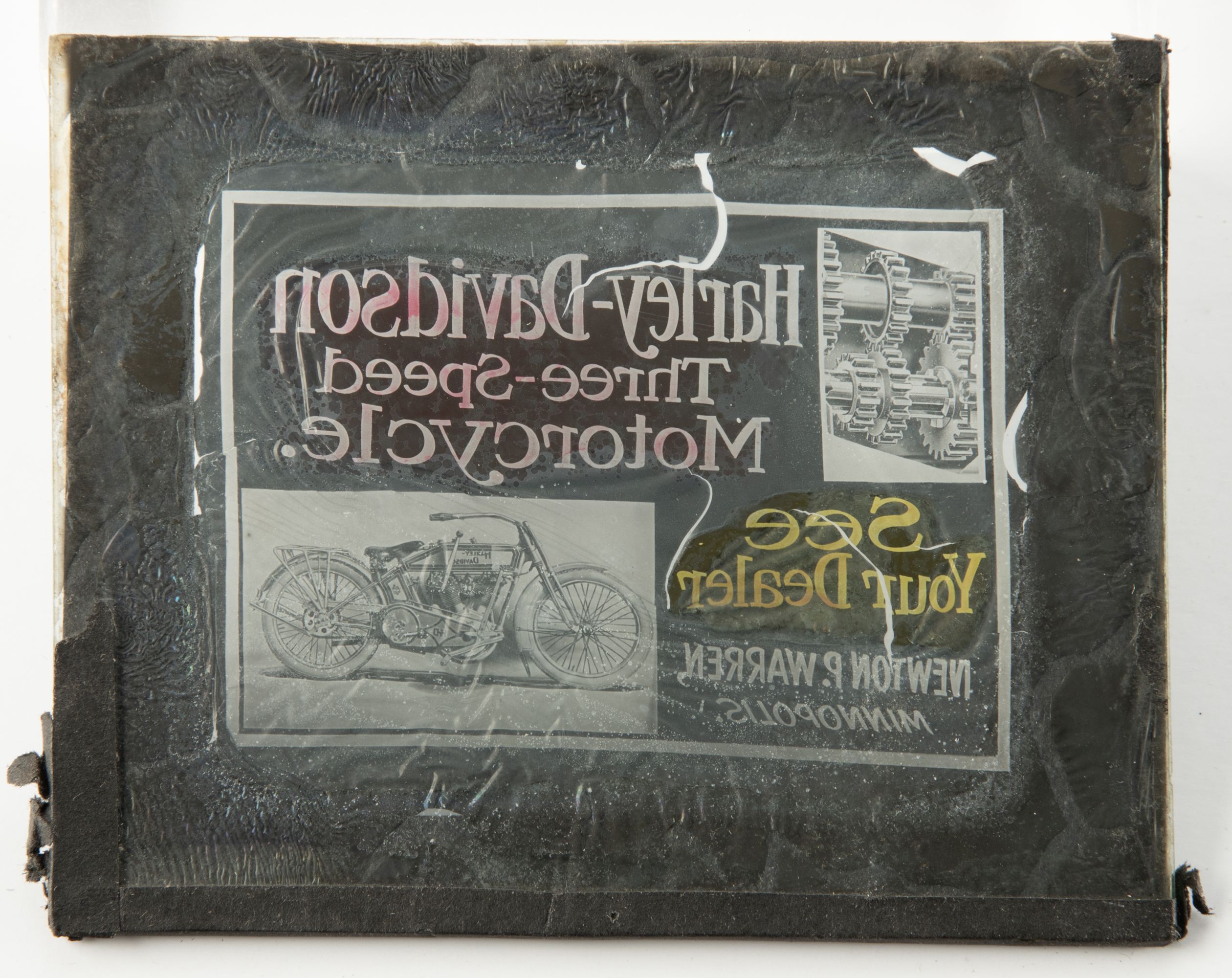 RARE EARLY HARLEY DAVIDSON LANTERN SLIDES & MOVIE STILL