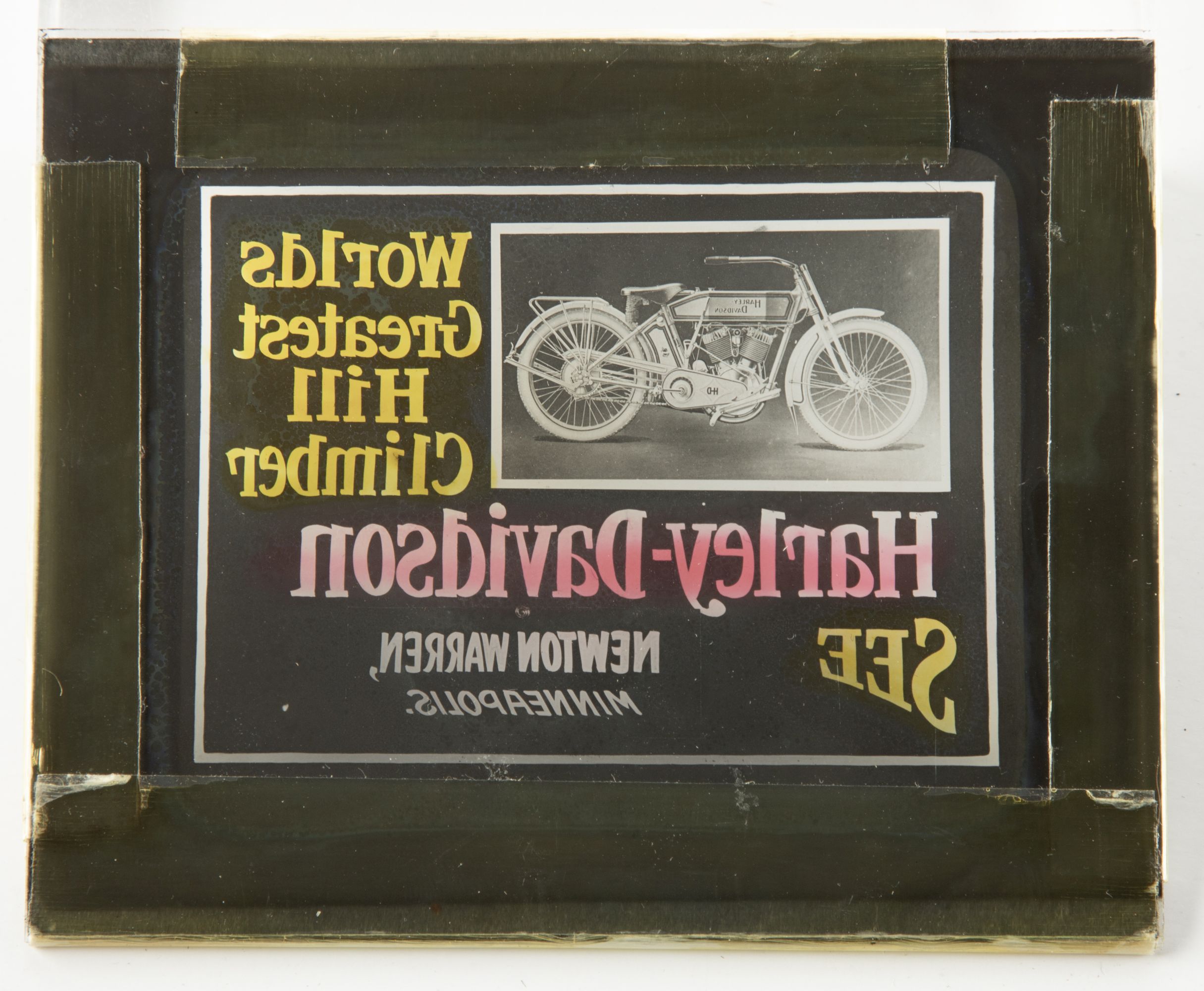 RARE EARLY HARLEY DAVIDSON LANTERN SLIDES & MOVIE STILL