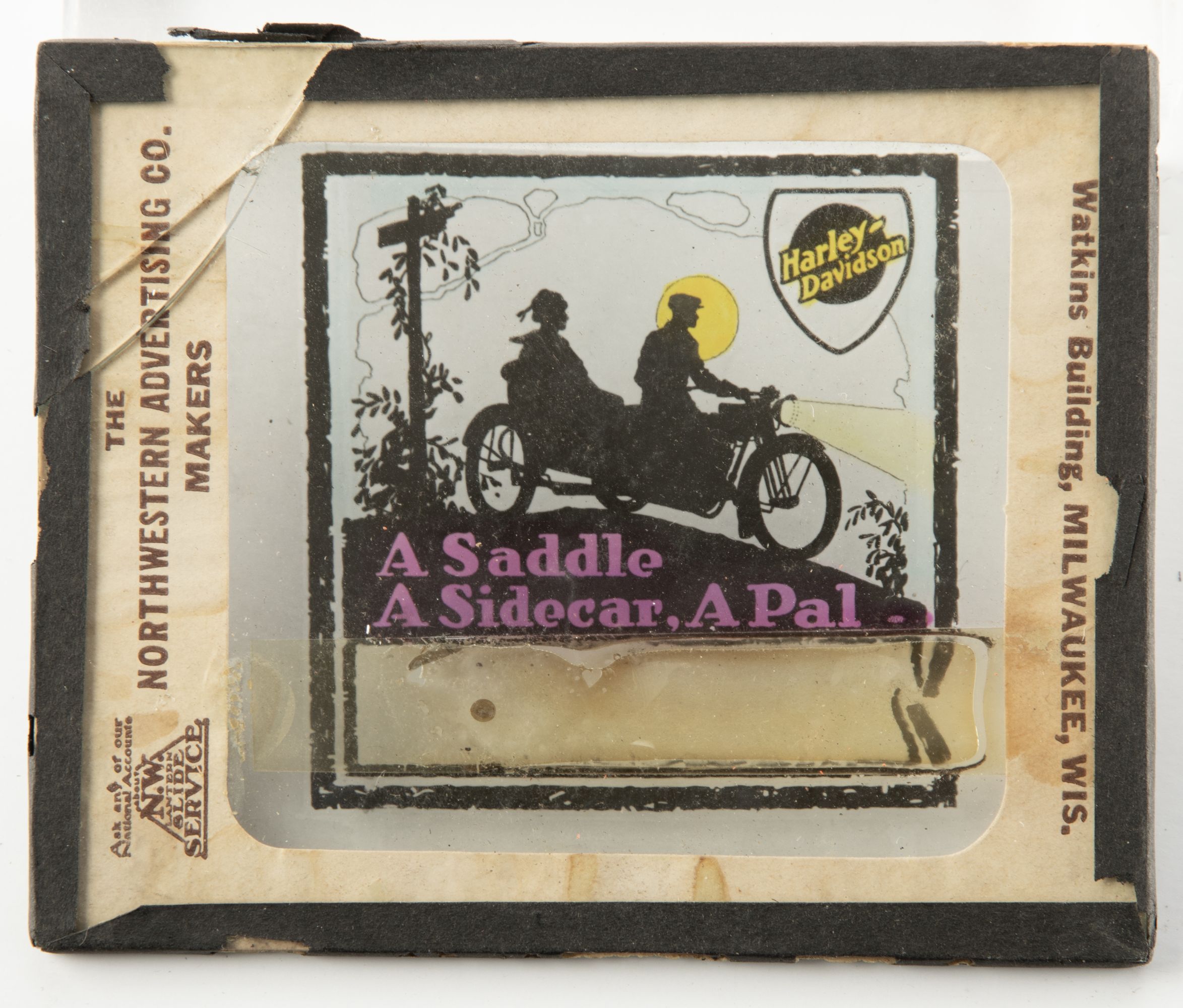 RARE EARLY HARLEY DAVIDSON LANTERN SLIDES & MOVIE STILL