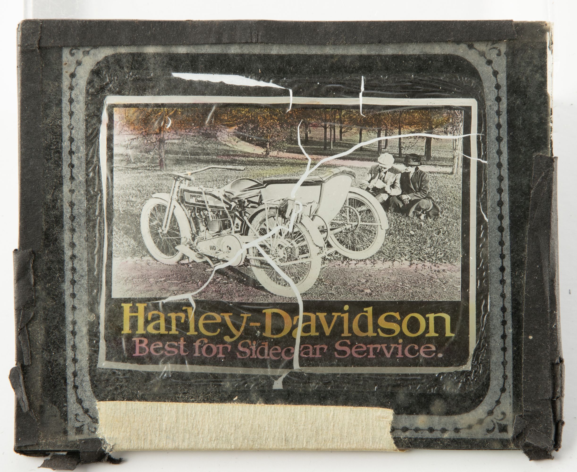 RARE EARLY HARLEY DAVIDSON LANTERN SLIDES & MOVIE STILL