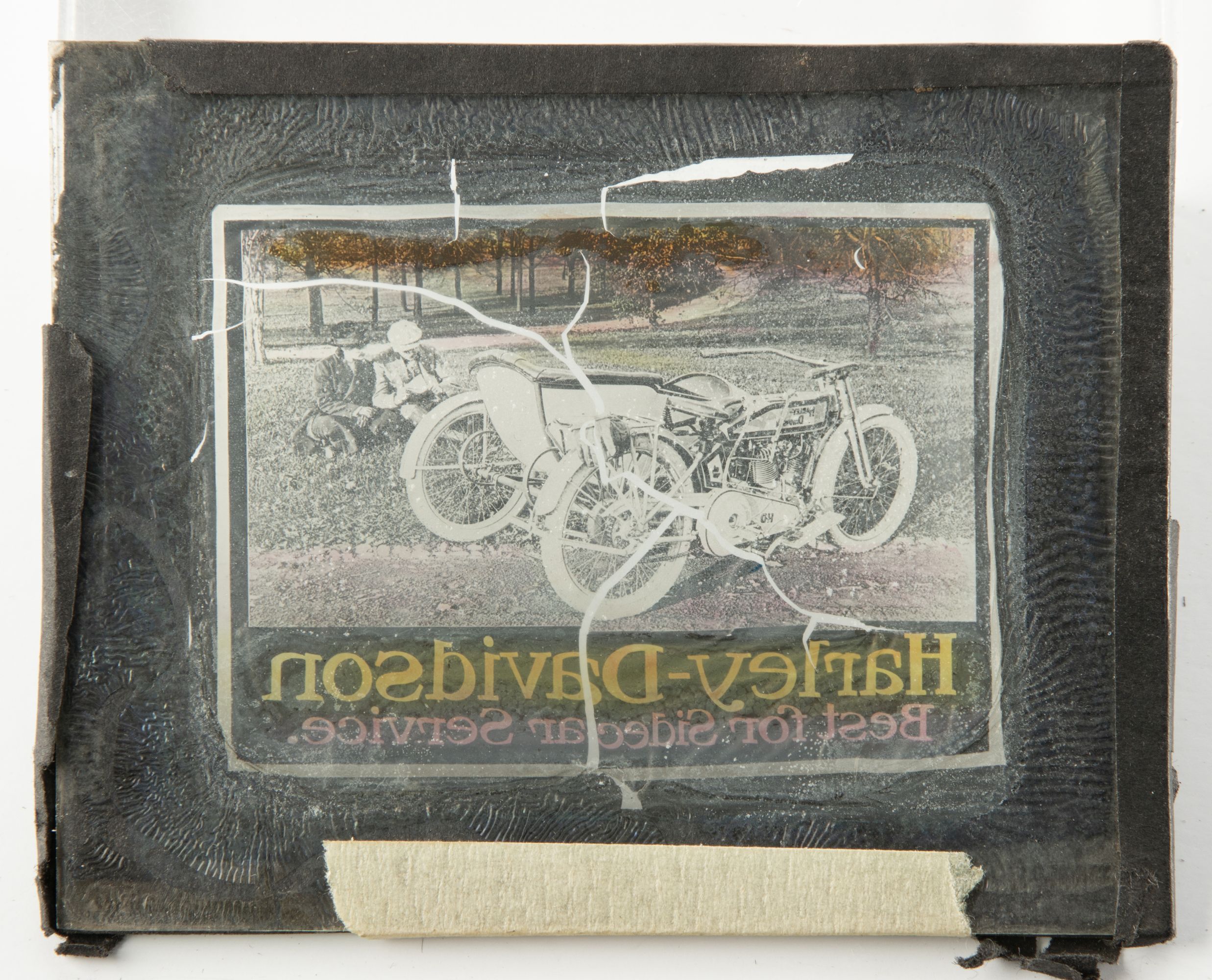 RARE EARLY HARLEY DAVIDSON LANTERN SLIDES & MOVIE STILL