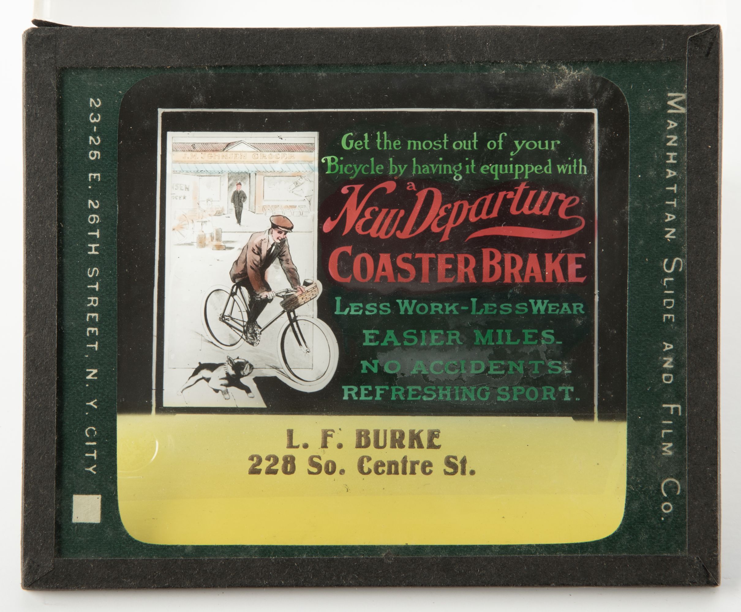 HARLEY DAVIDSON & NATIONAL BICYCLE MAGIC LANTERN SLIDES