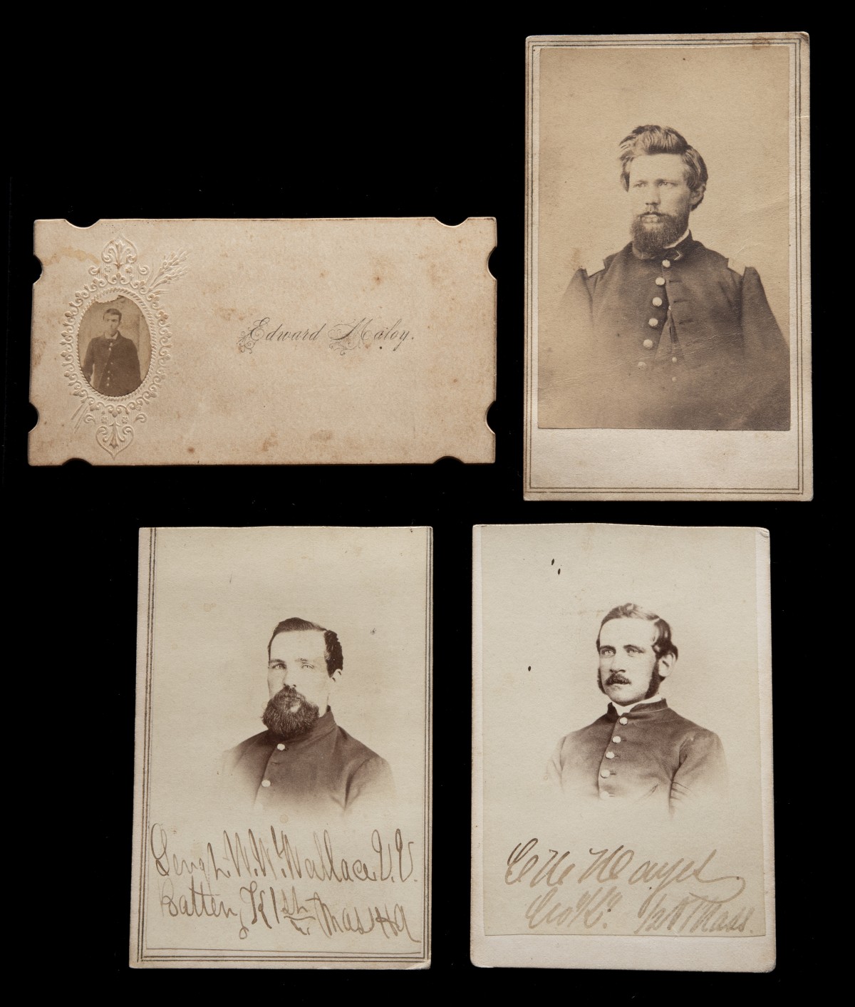 PORTRAIT OF LEW WALLACE AND OTHER CIVIL WAR OFFICERS