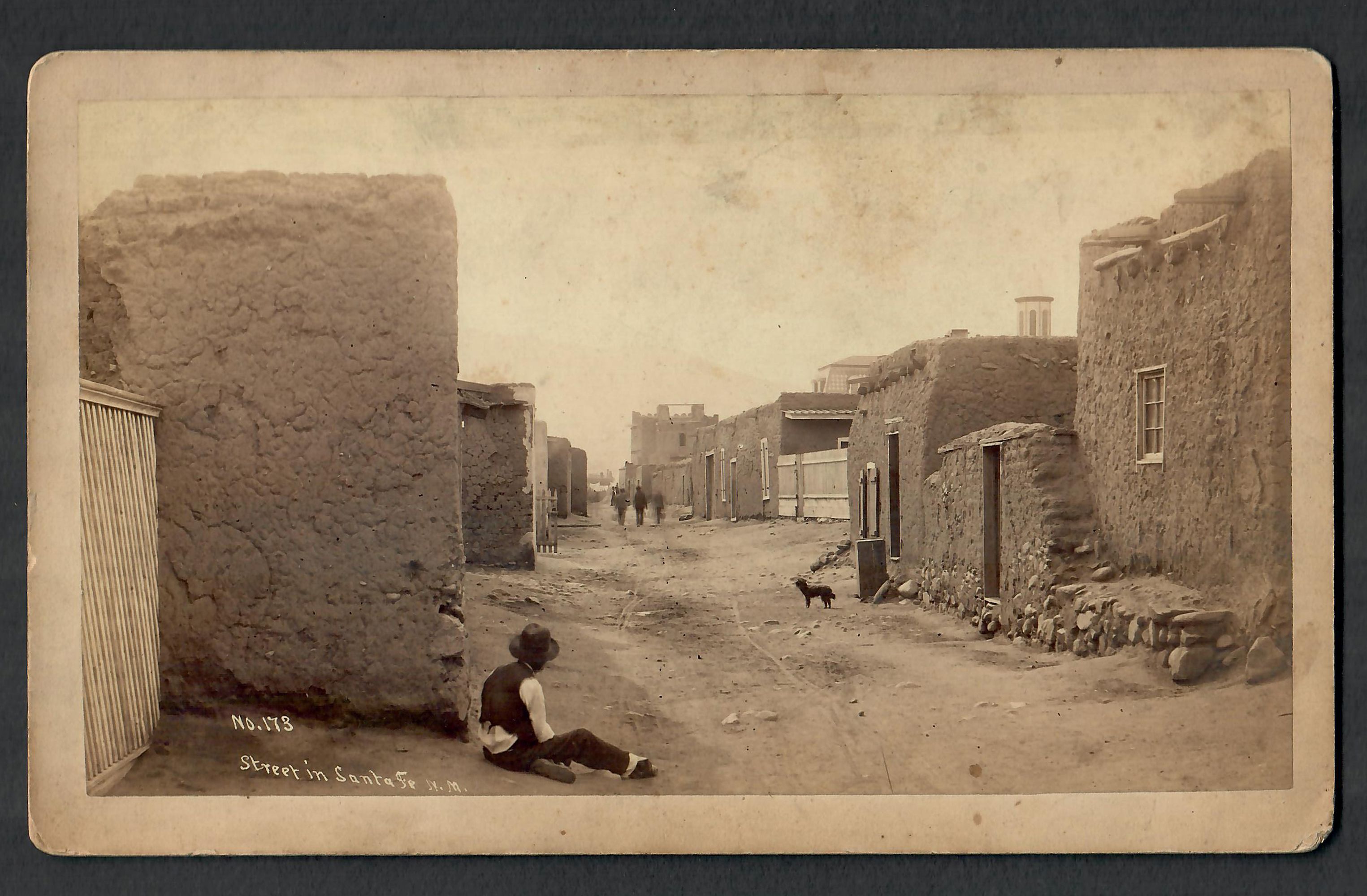 MOUNTED IMAGES OF SANTA FE ON DENVER RIO GRANDE RR 1880